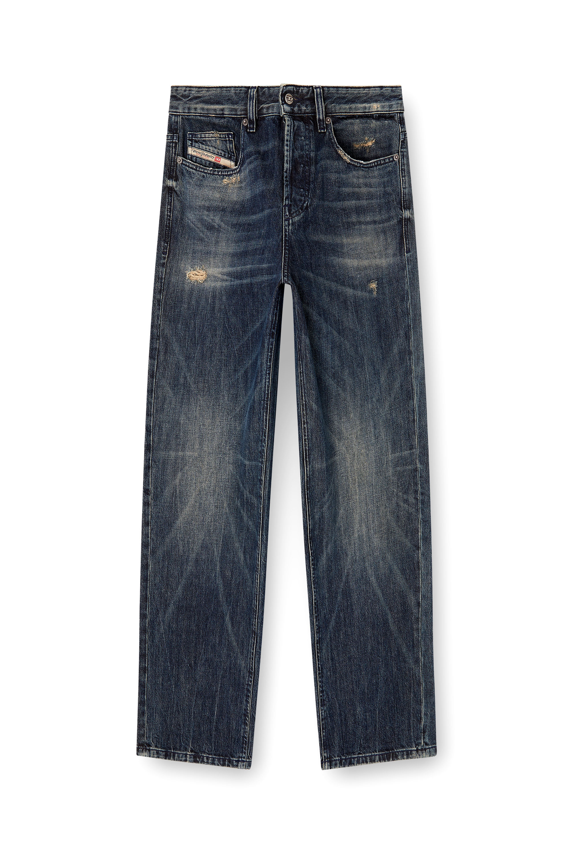 Diesel - Relaxed Jeans 2001 D-Macro 0ADBZ Hombre, Azul Oscuro - 2