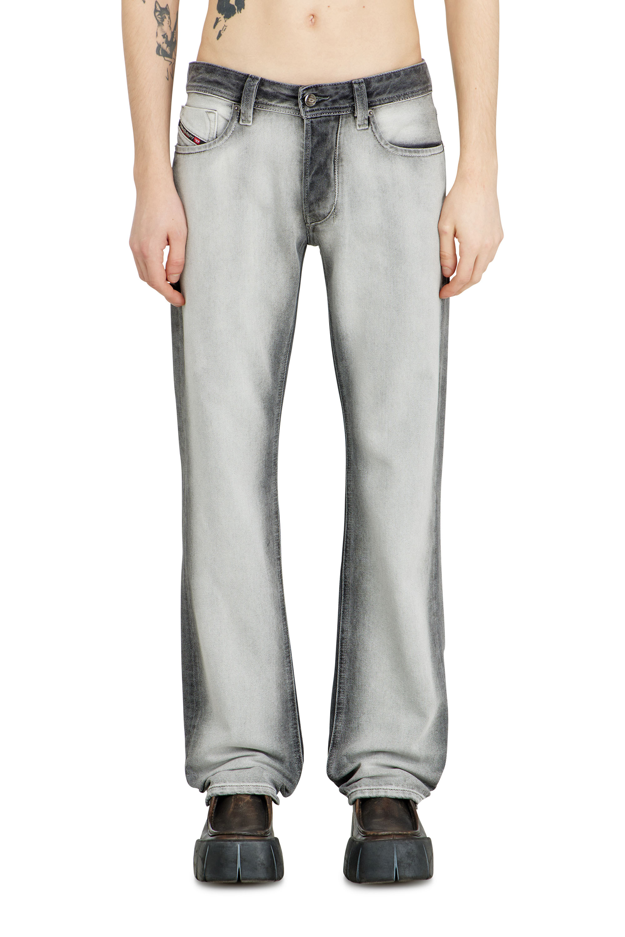 Diesel - Regular Jeans 1985 Larkee 09P28 Hombre, Gris oscuro - 1