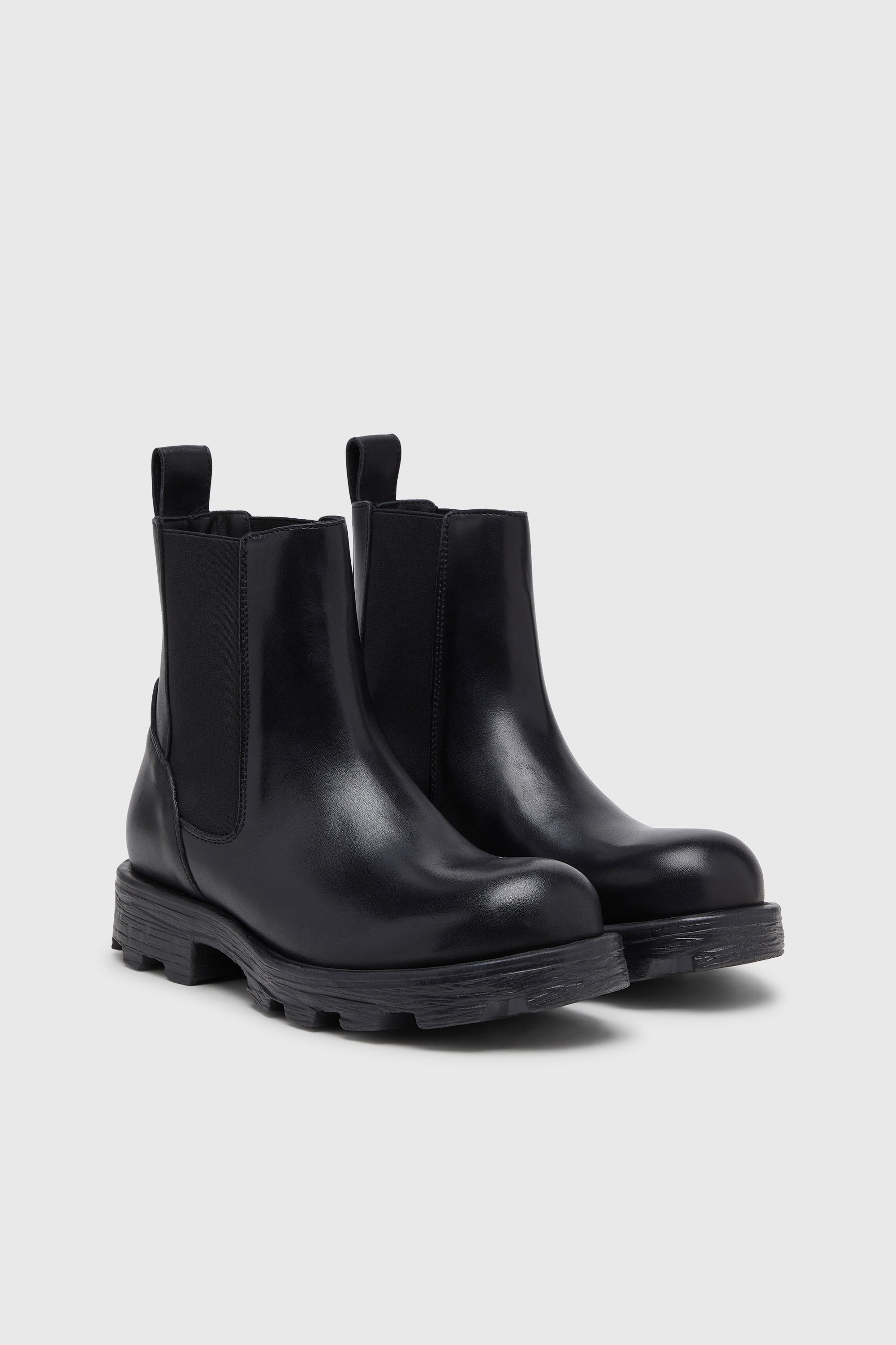 Diesel - D-HAMMER CH, D-Hammer-Botines Chelsea en cuero Hombre in Negro - 2