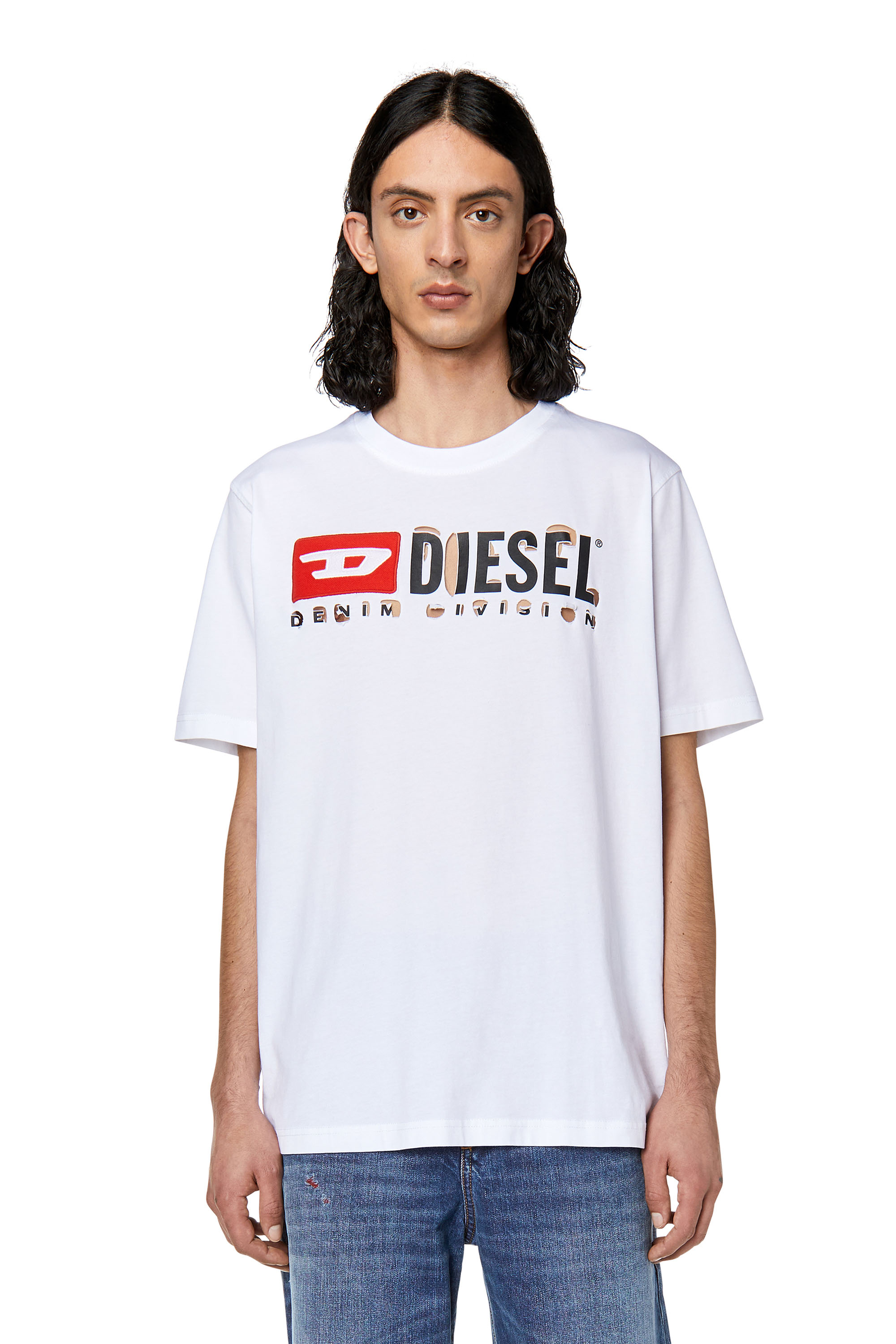 Diesel - T-JUST-DIVSTROYED, Blanco - Image 1