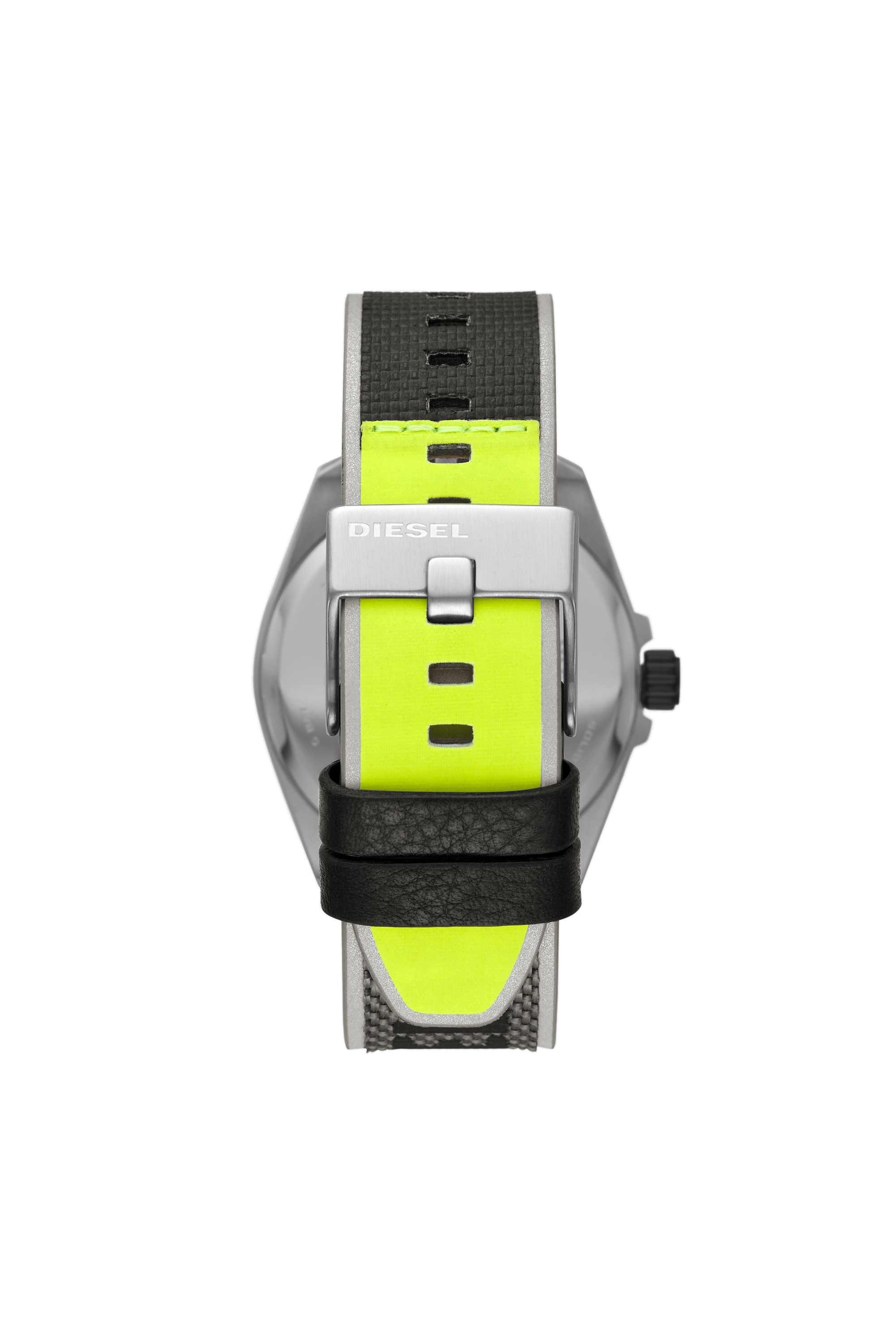 Diesel - DZ1902, Reloj MS9 de tres manecillas en nailon negro Hombre in Gris - 2