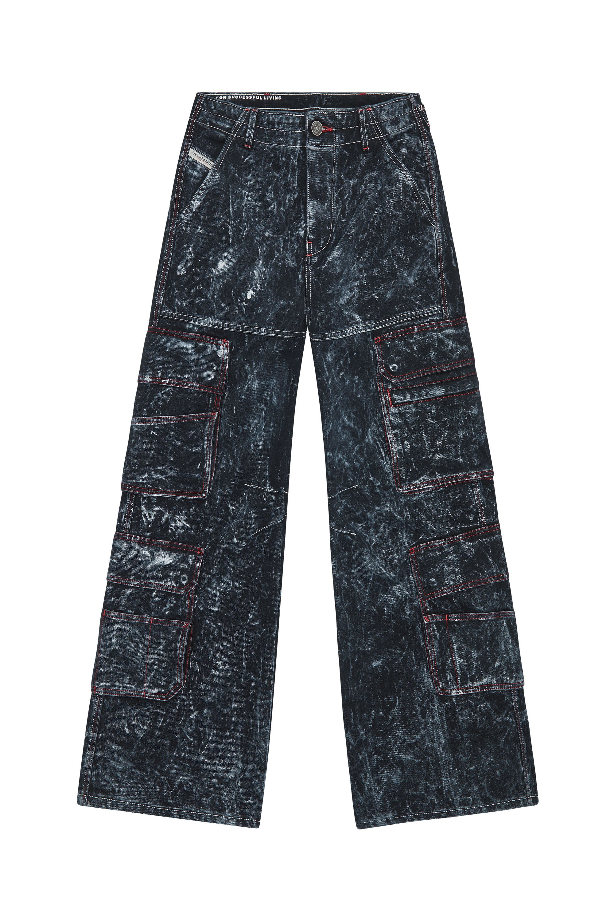Diesel - 1996 D-Sire 0EMAC Straight Jeans, Negro/Gris oscuro - Image 5