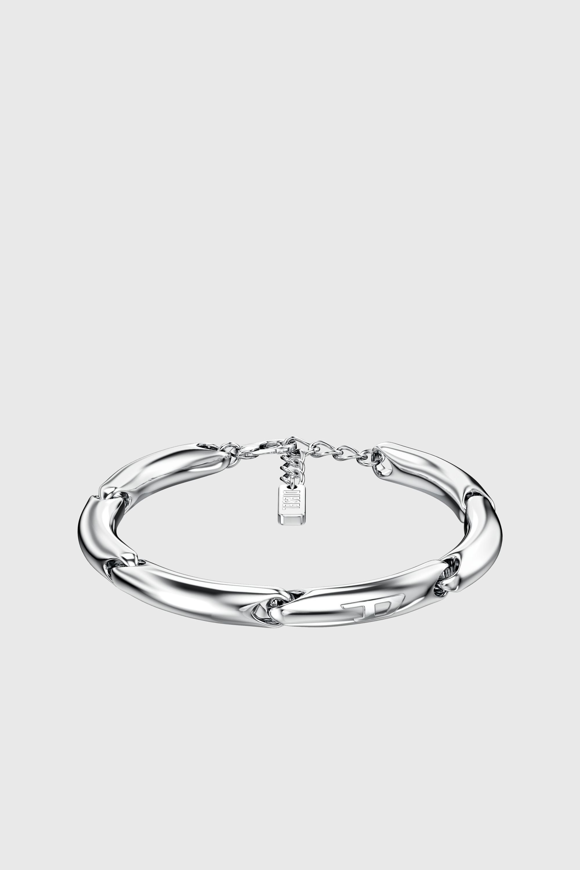 Diesel - DX1696040 JEWELLERY, Unisex's Stainless steel chain bracelet in Silver - 1
