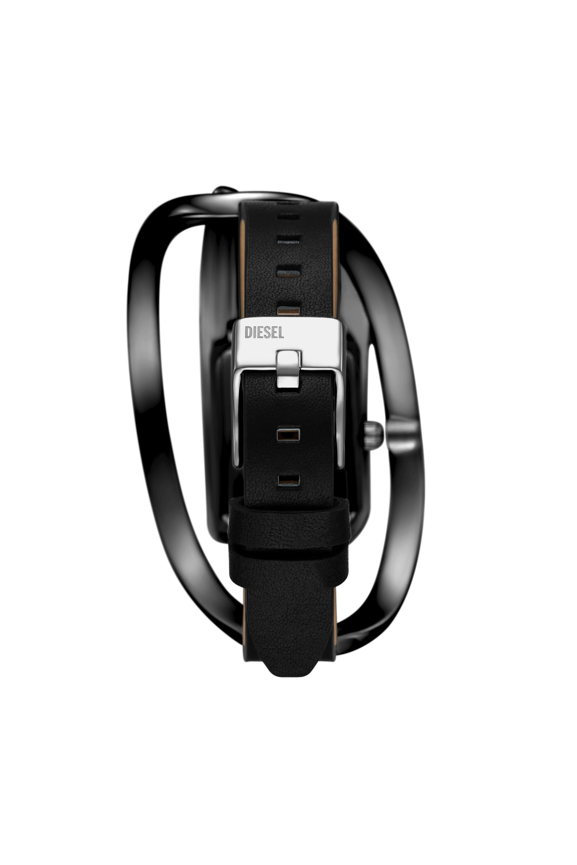 Diesel - DZ5629 WATCH, Reloj Wrap-D de cuero negro Mujer in Negro - 2