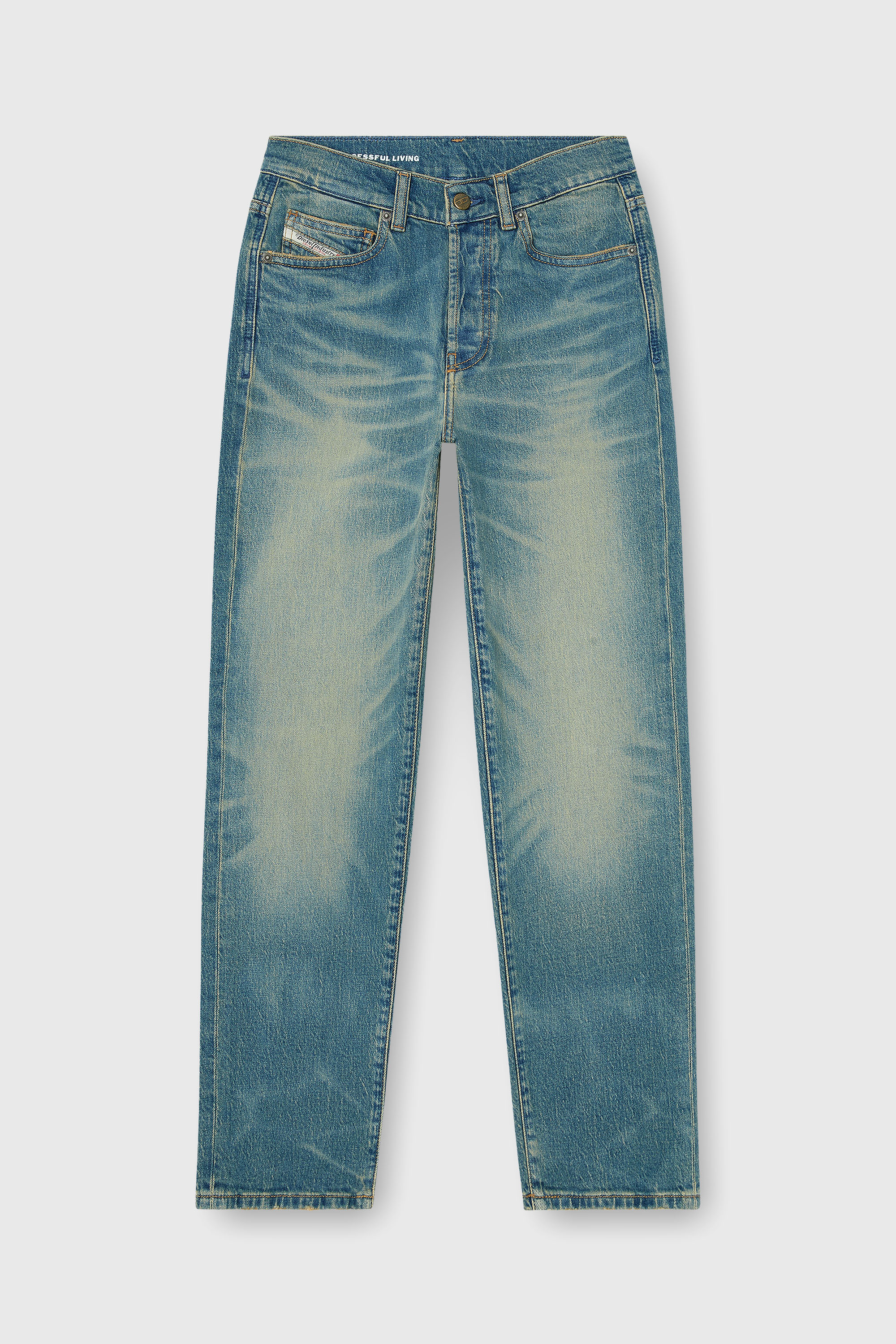 Diesel - Regular Jeans 1981 D-Went 0KBBP Mujer, Azul medio - 2