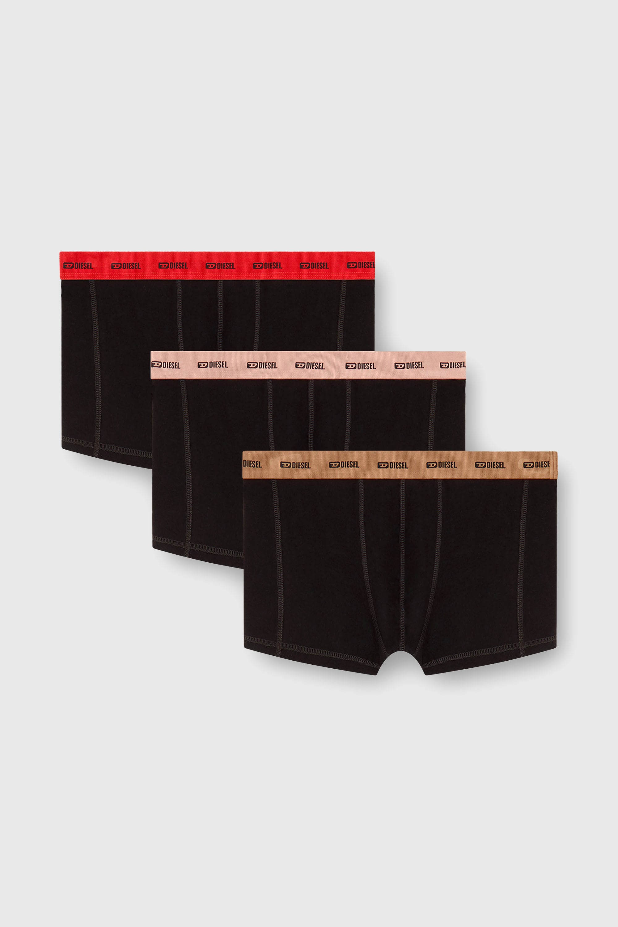 Diesel - DAMIEN-UTLT-3PACK, Paquete de tres b&oacute;xers Hombre in Negro - 1