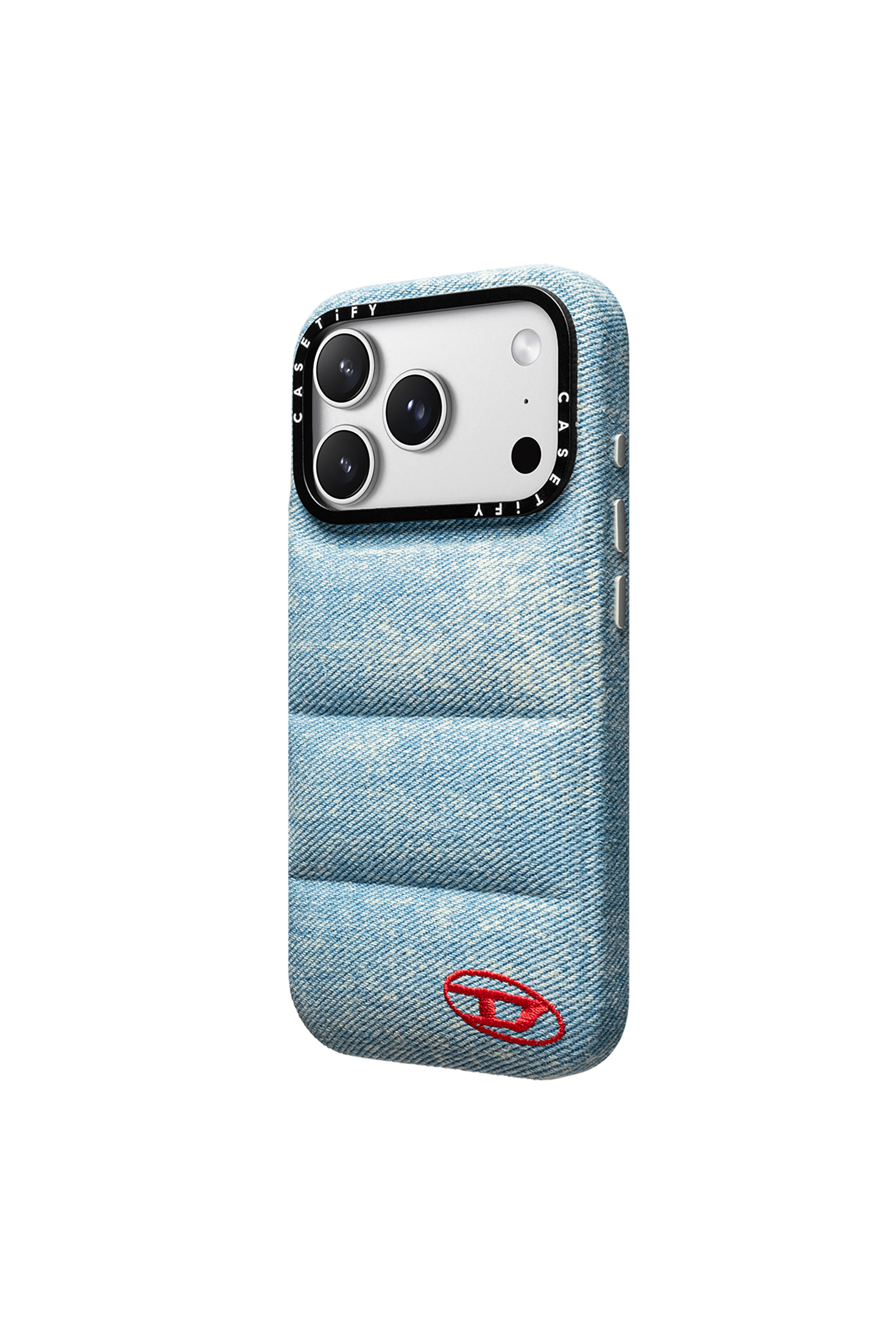 Diesel - 60610 MOULDED CASE, Funda Puffer por iPhone 17 Pro Unisex in Azul marino - 2
