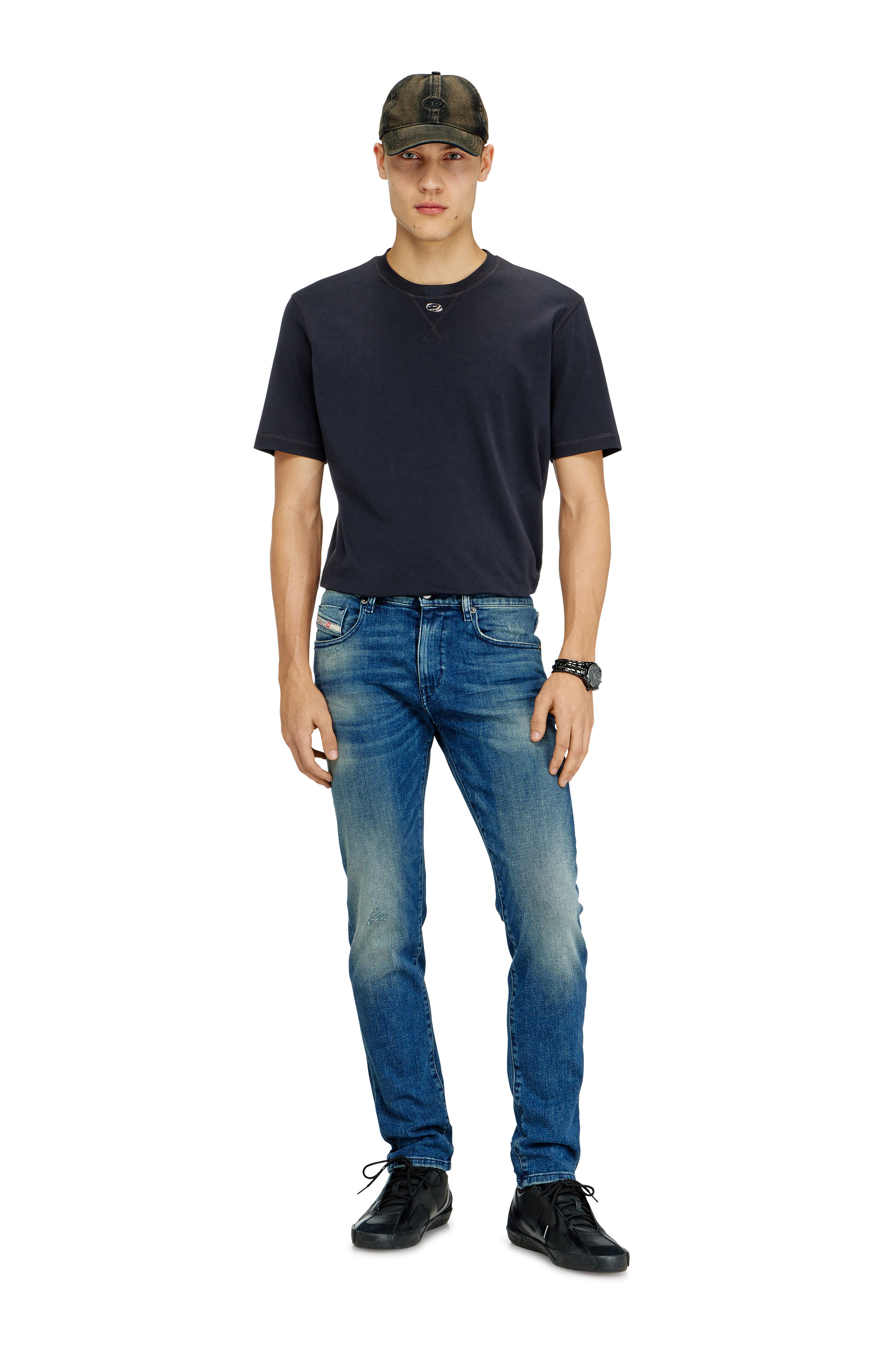 Diesel - Slim Jeans 2019 D-Strukt 0ADBT Hombre, Azul medio - 1