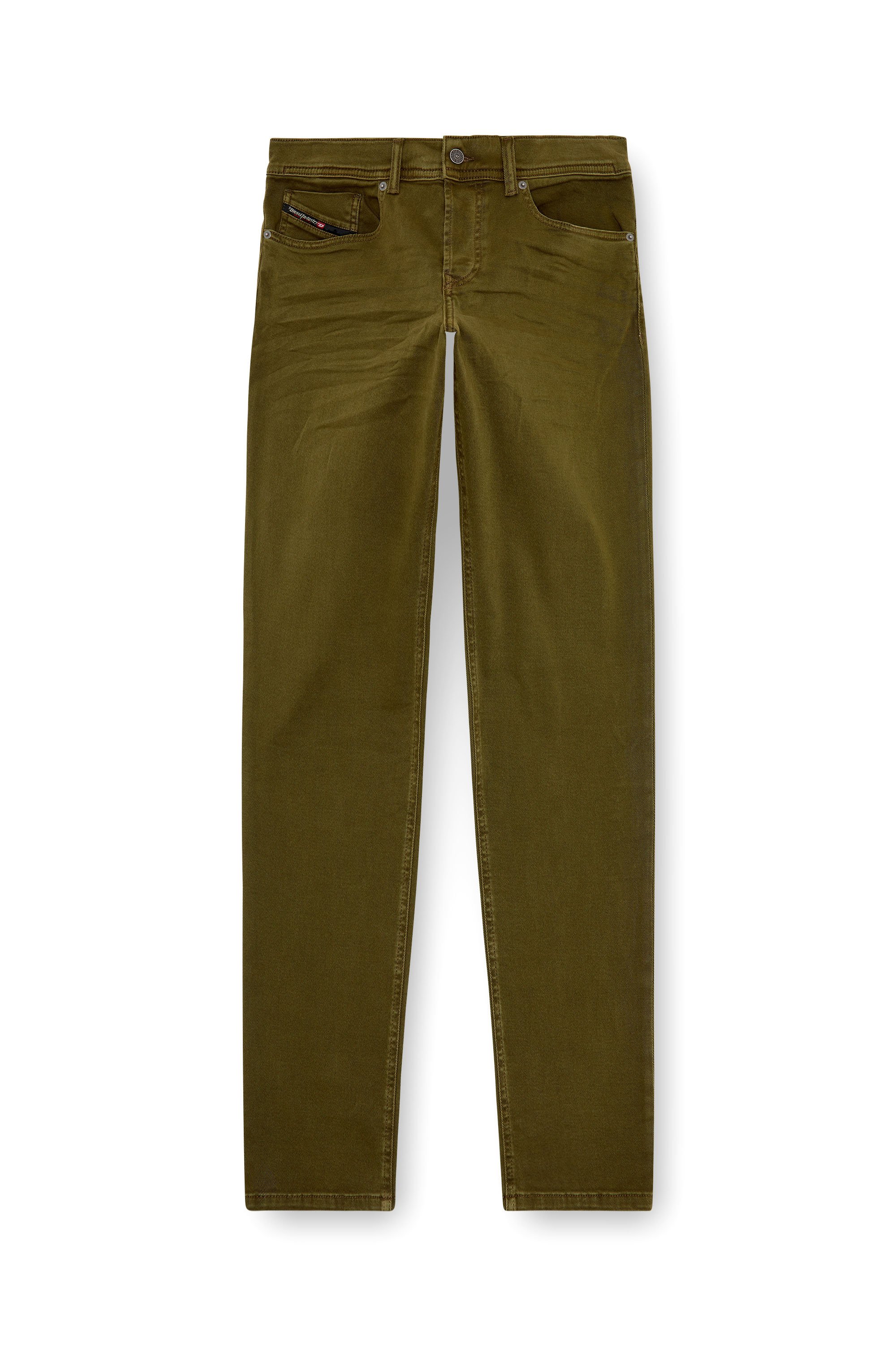 Diesel - Tapered Jeans 2023 D-Finitive 0QWTY, Hombre Tapered Jeans - 2023 D-Finitive in Verde - Image 3