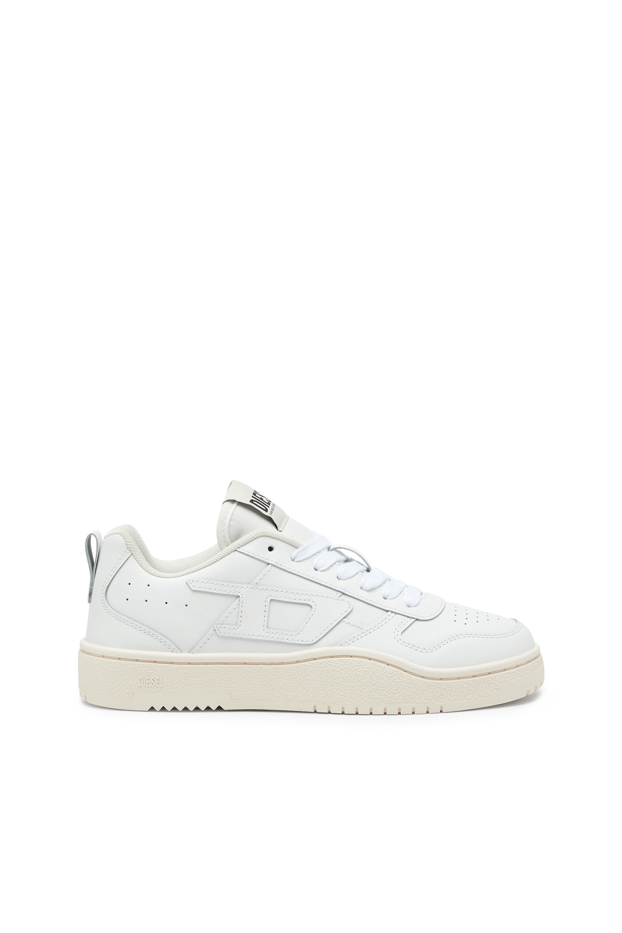 Diesel - S-UKIYO V2 LOW, S-Ukiyo Low-Deportivas bajas de cuero y nailon Hombre in Blanco - 1