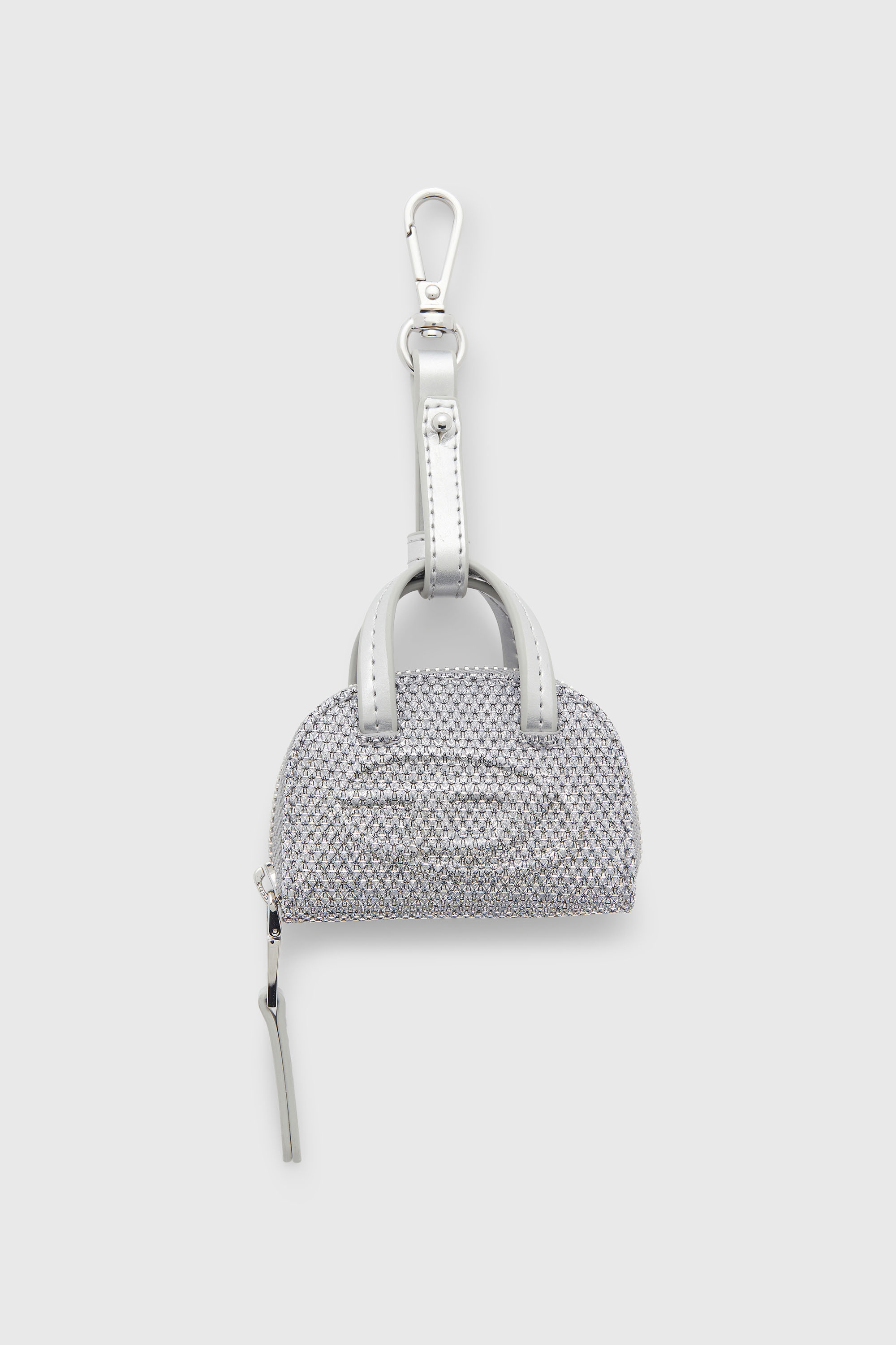 Diesel - 1DR DOME CHARMS, 1DR Dome - Charm de tejido lurex Mujer in Plateado - 1