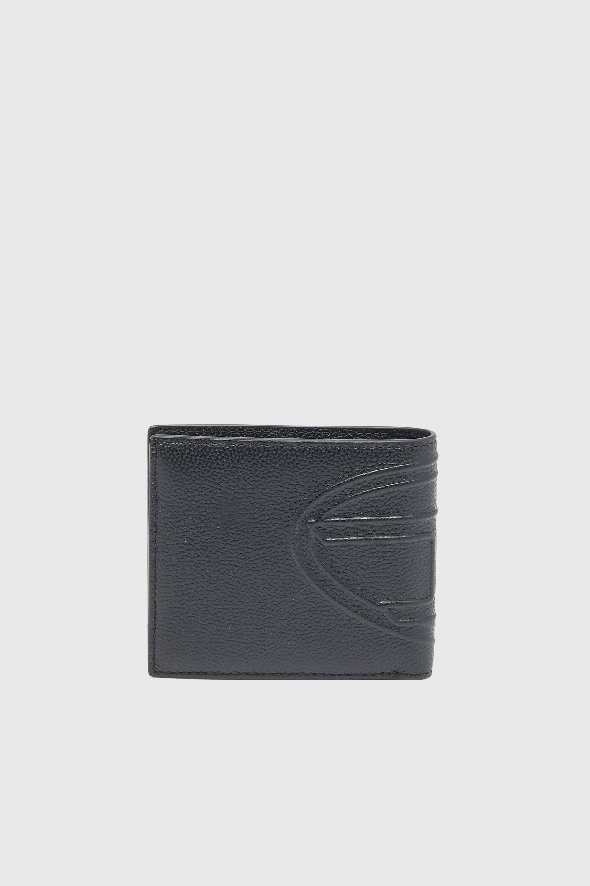 Diesel - 1DR 2.0 BI-FOLD COIN 3D, Cartera bifold de piel granulada Hombre in Negro - 2