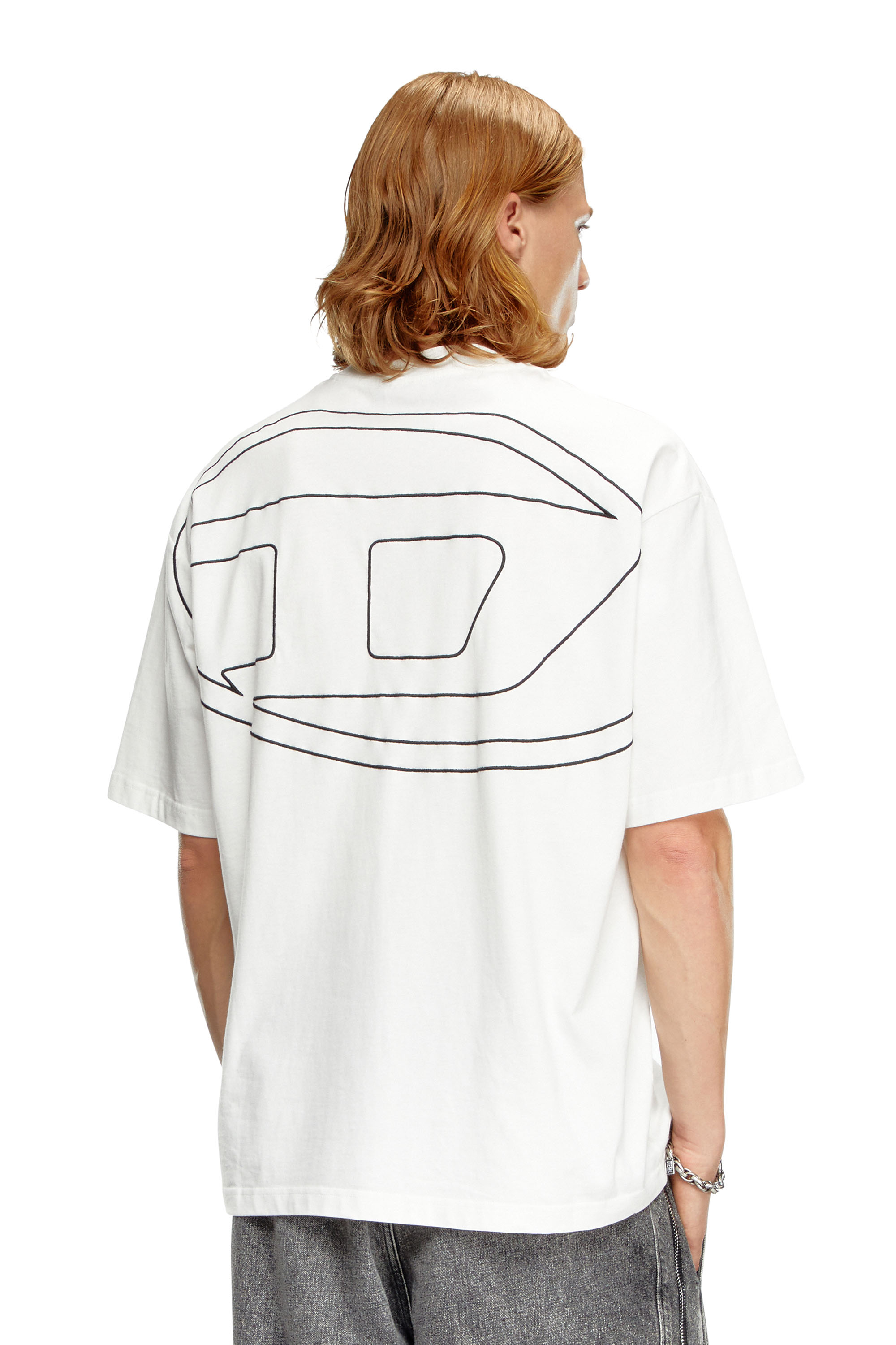 Diesel - T-BOGGY-MEGOVAL-D, Blanco - Image 1