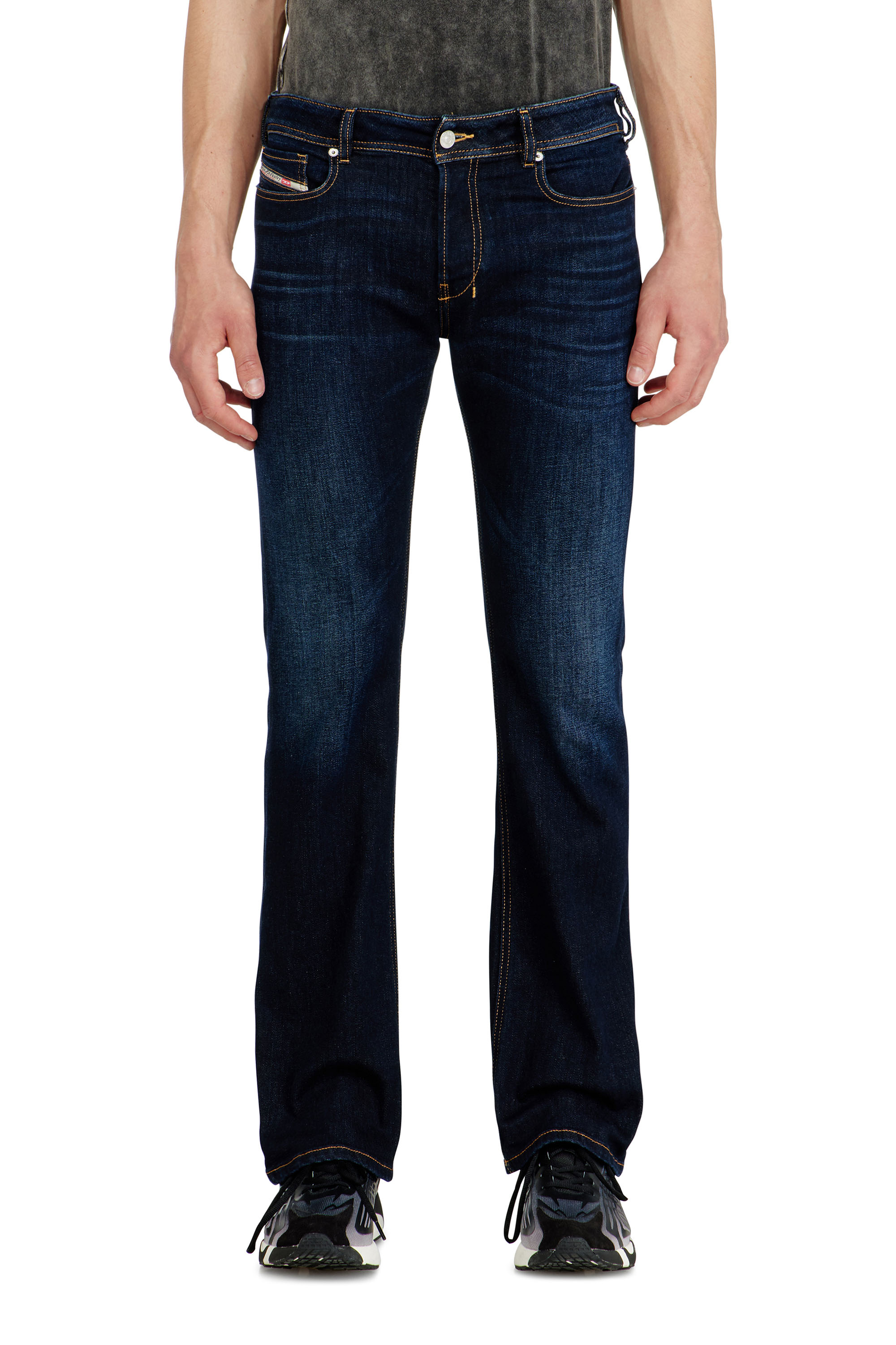 Diesel - Bootcut Jeans 2007 Zatiny 09Q15 Hombre, Azul Oscuro - 1