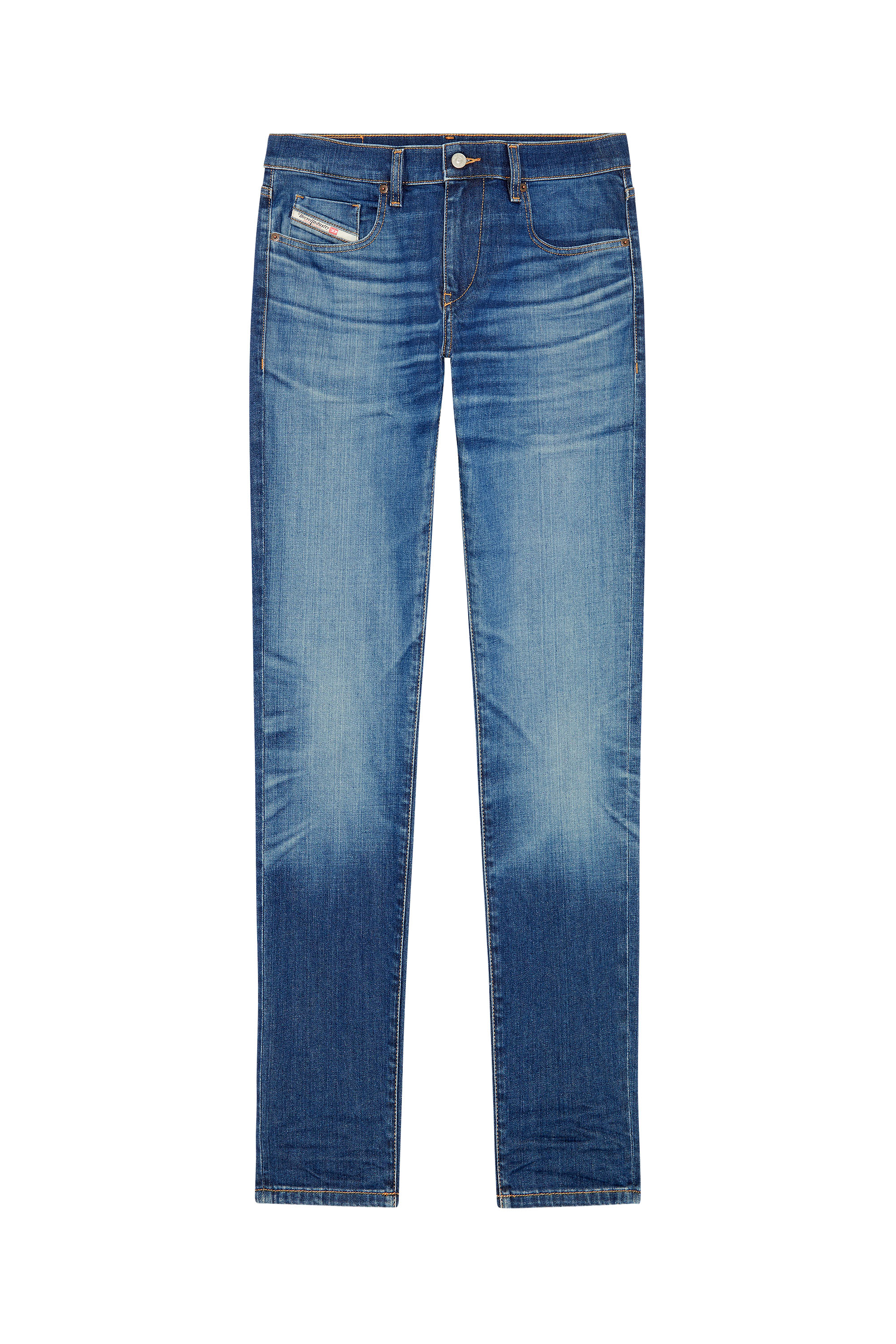 Diesel - 2019 D-STRUKT 0NFAN Slim Jeans, Azul Claro - Image 6
