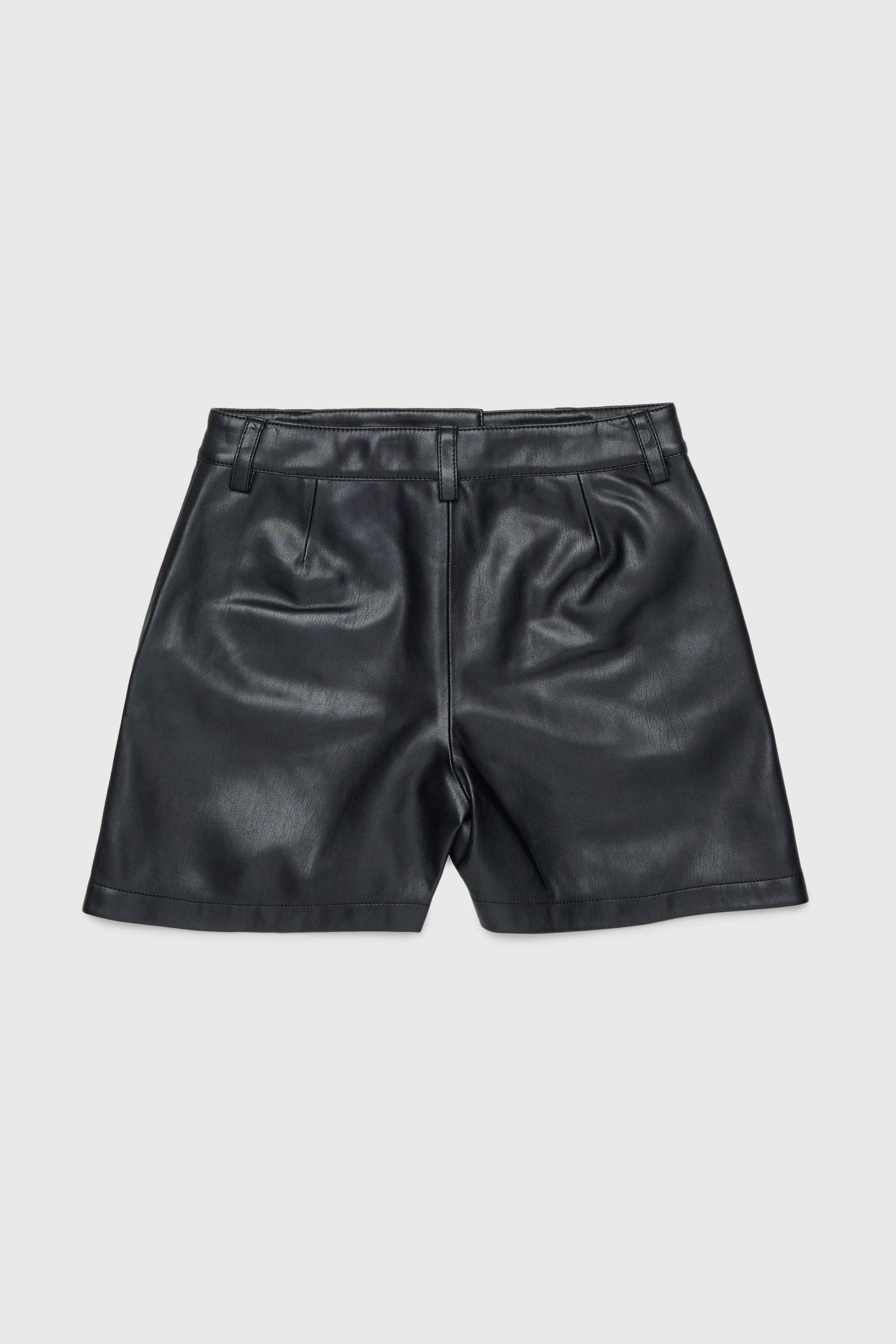 Diesel - PJENNY, Shorts de tejido revestido Mujer in Negro - 2