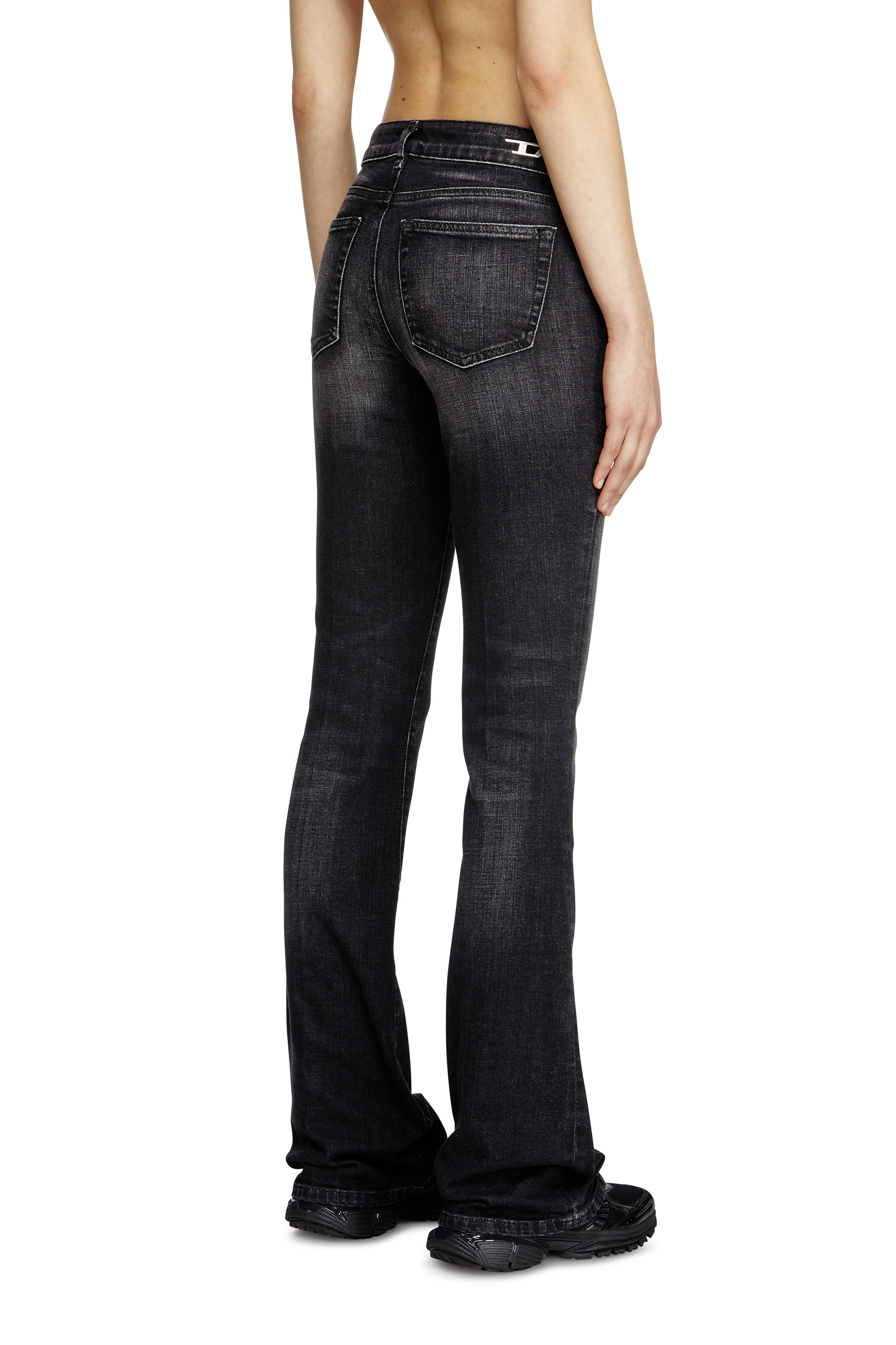 Diesel - Bootcut Jeans 1969 D-Ebbey 09K99 Mujer, Negro/Gris oscuro - 4