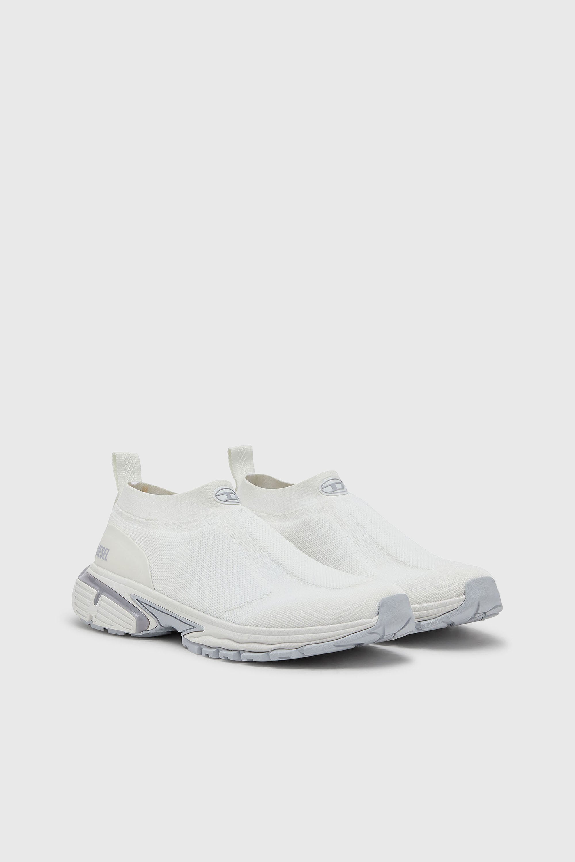 Diesel - S-PRO-V-DENSE-SOCKS, Pro-V-Dense -Zapatillas calcet&iacute;n de punto tipo slip-on Hombre in Blanco - 2