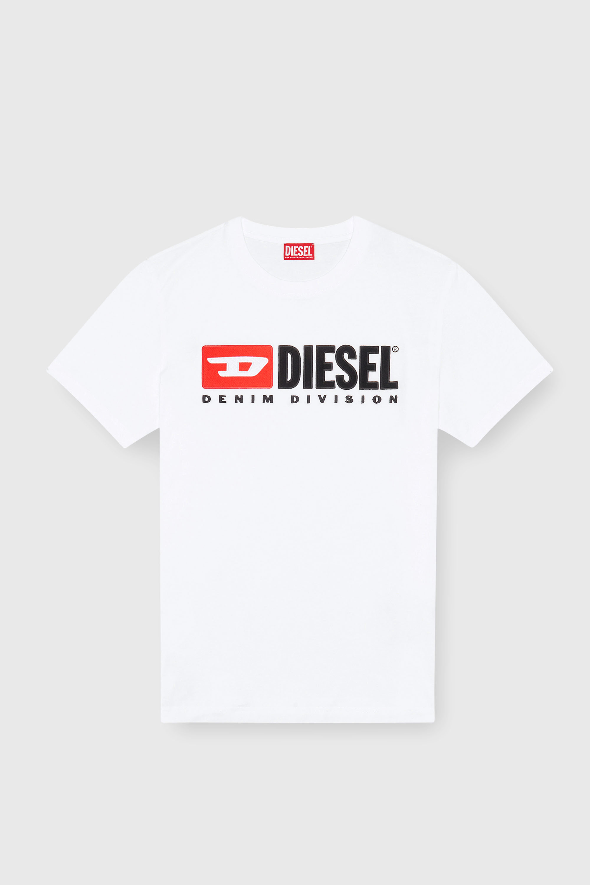 Diesel - T-BOXT-DIV, Camiseta con parche con el logotipo Diesel Hombre in Blanco - 2