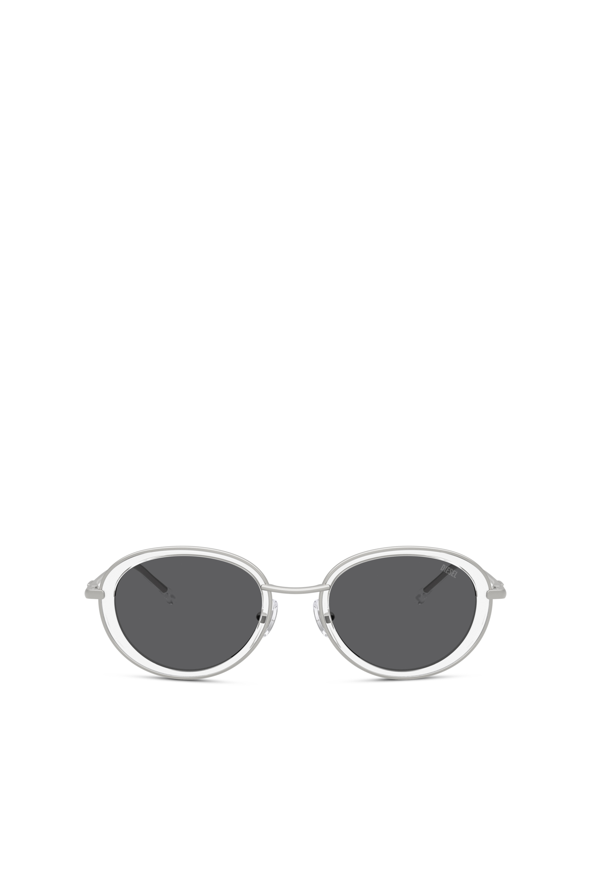 Diesel - 0DL1018, Gafas de sol ovaladas Unisex in Blanco - 1