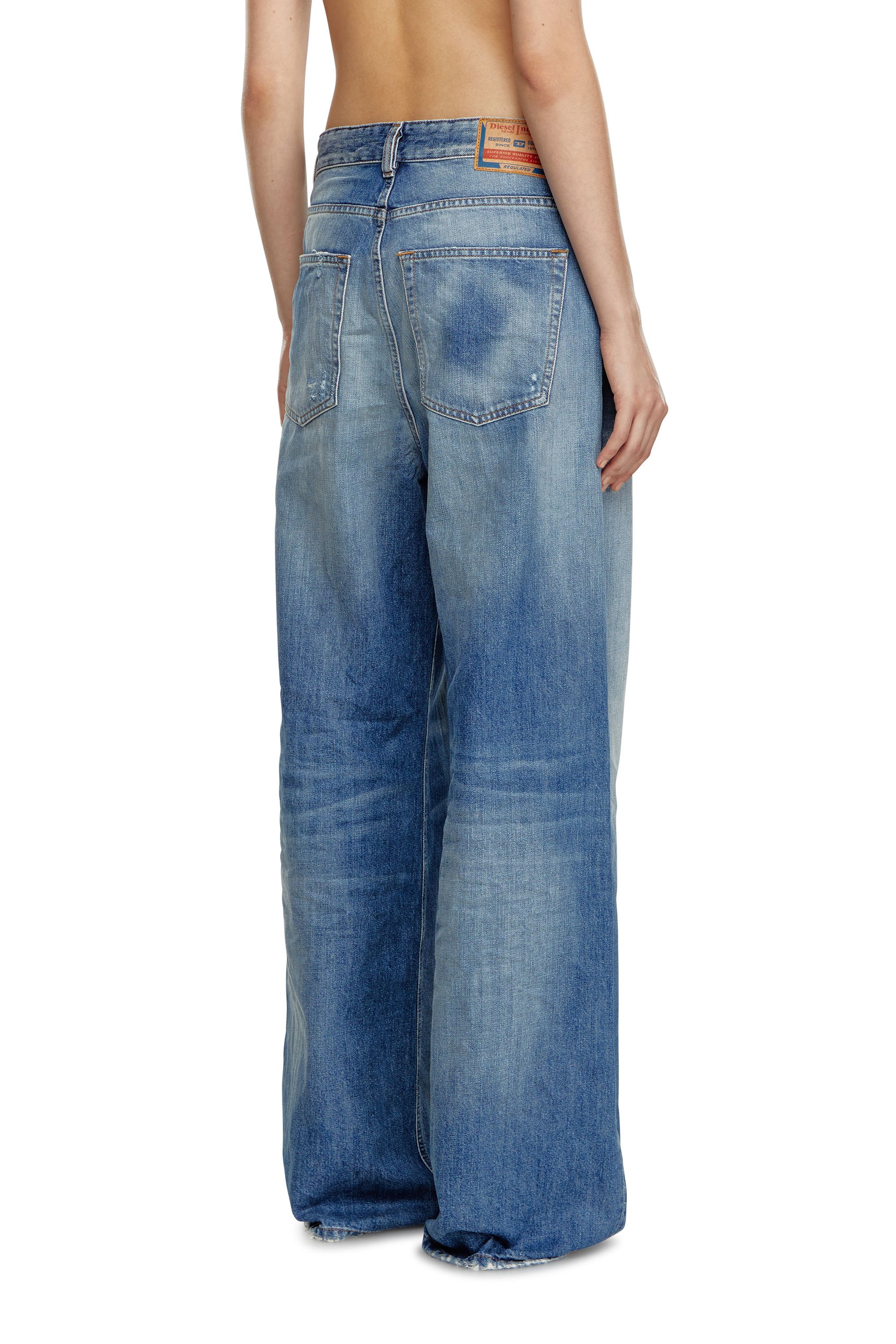 Diesel - Straight Jeans 1996 D-Sire 09J86, Mujer Straight Jeans - 1996 D-Sire in Azul marino - Image 4