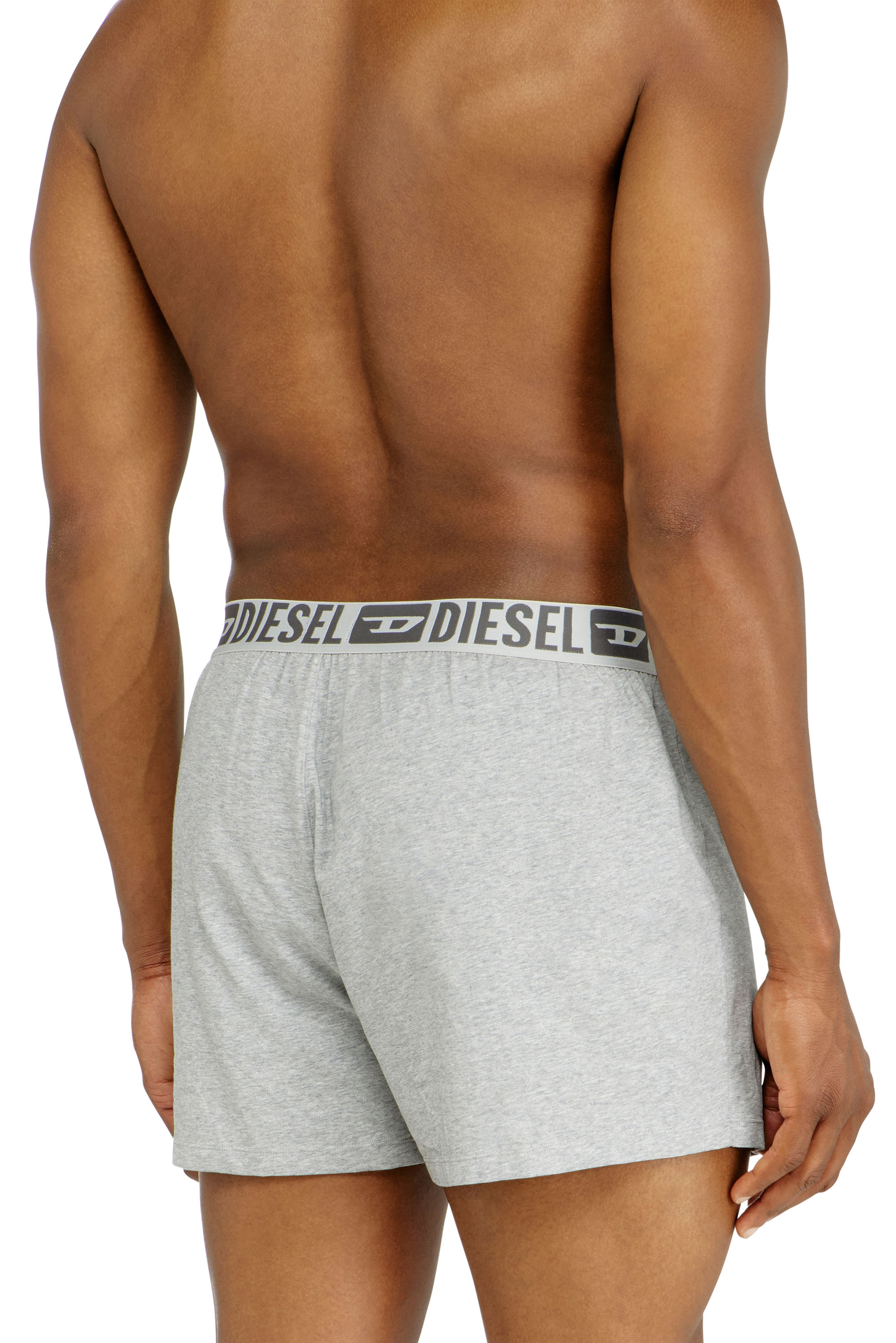 Diesel - STARKIE-D-CORE-2PACK, Paquete de dos b&oacute;xers de algod&oacute;n stretch Hombre in Gris - 4