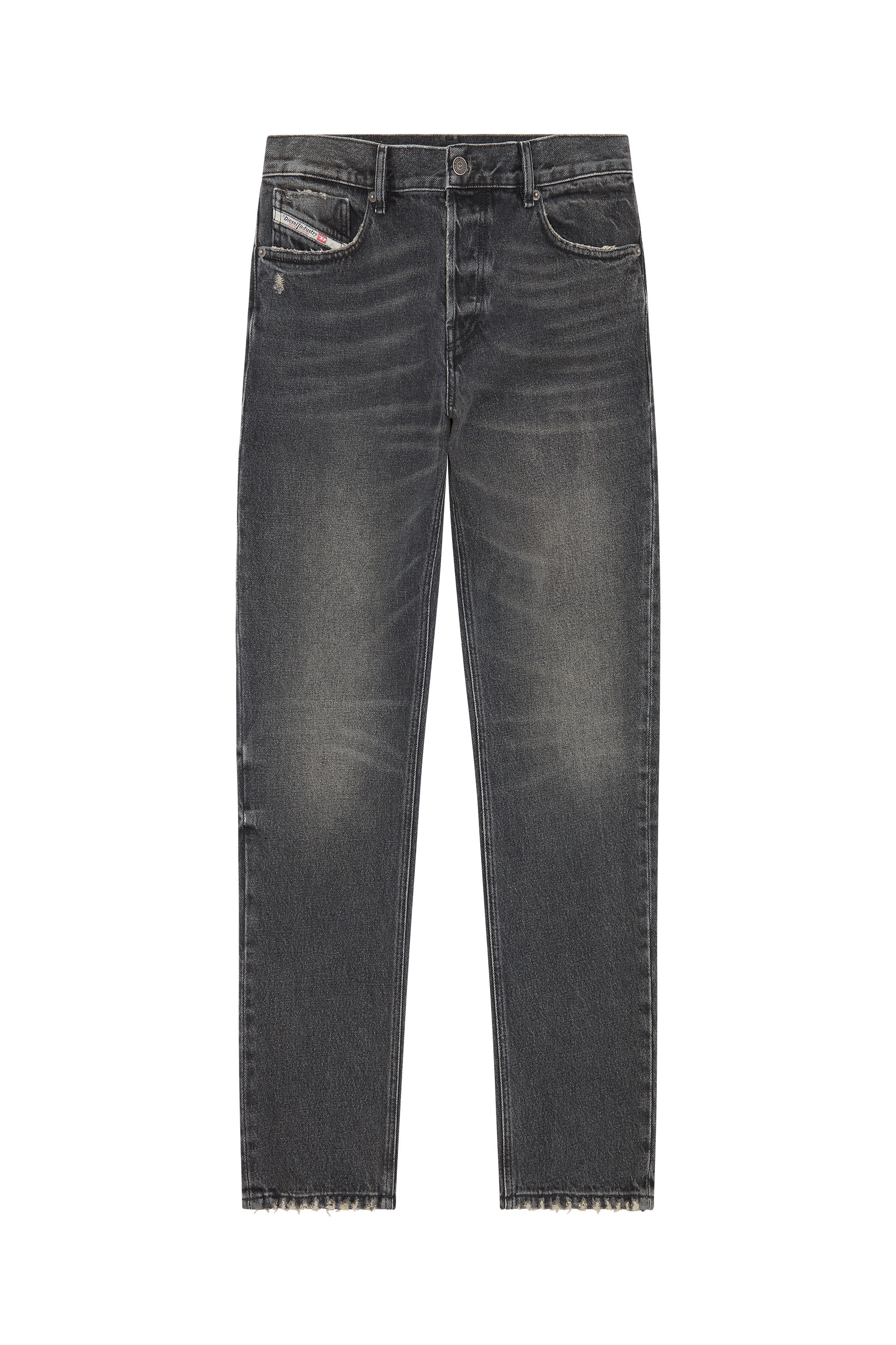 Diesel - 1995 007K8 Straight Jeans, Negro/Gris oscuro - Image 5