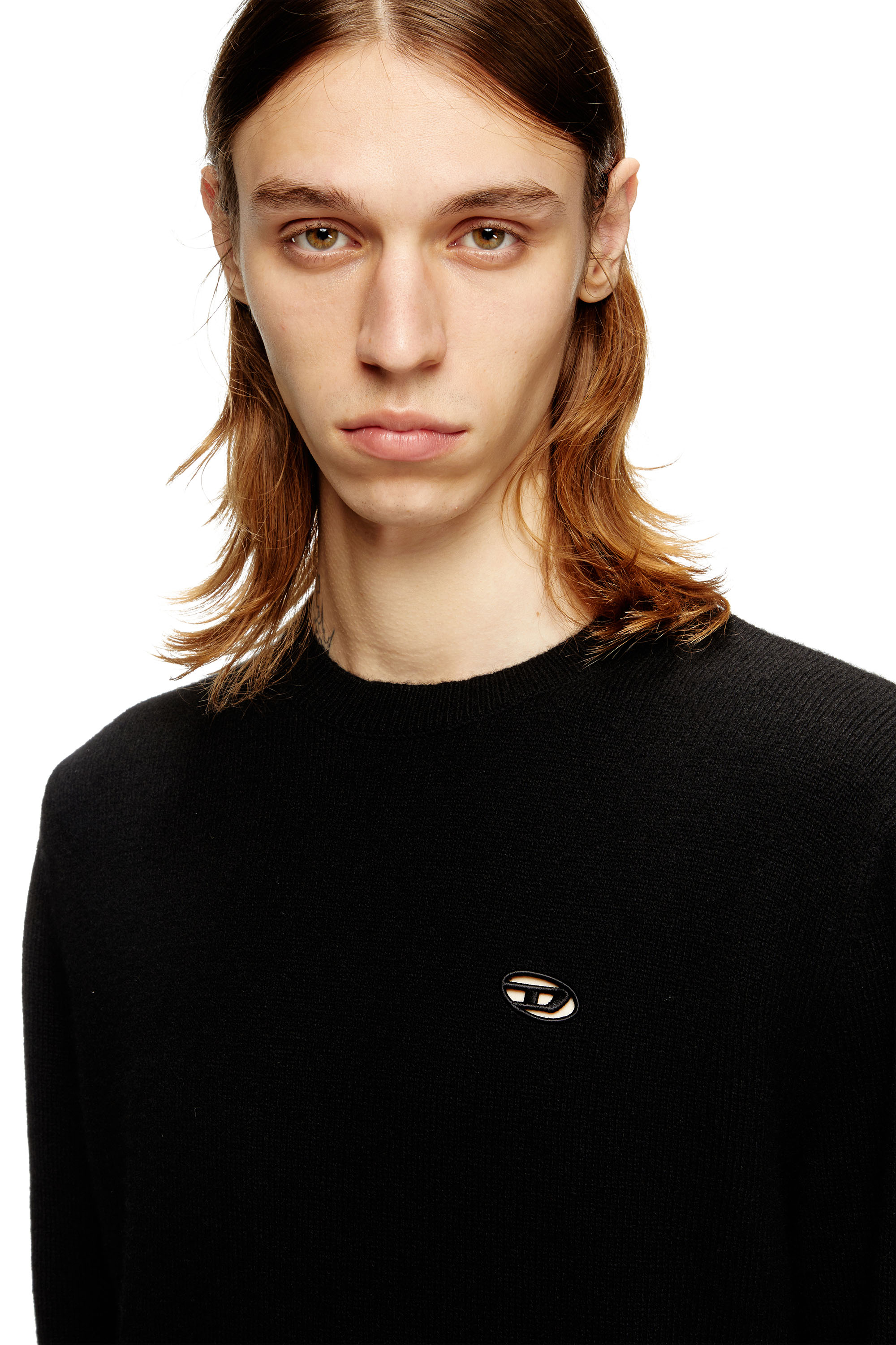 Diesel - K-ARGOL, Jersey de lana y cachemira Hombre in Negro - 5