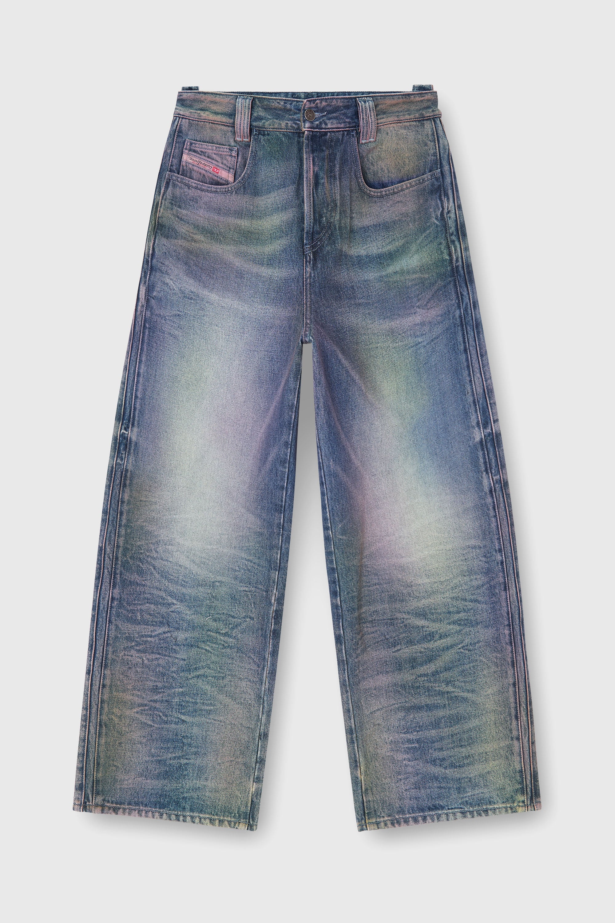 Diesel - Relaxed Jeans 1982 D-Hakou 007FW Unisex, Azul medio - 2
