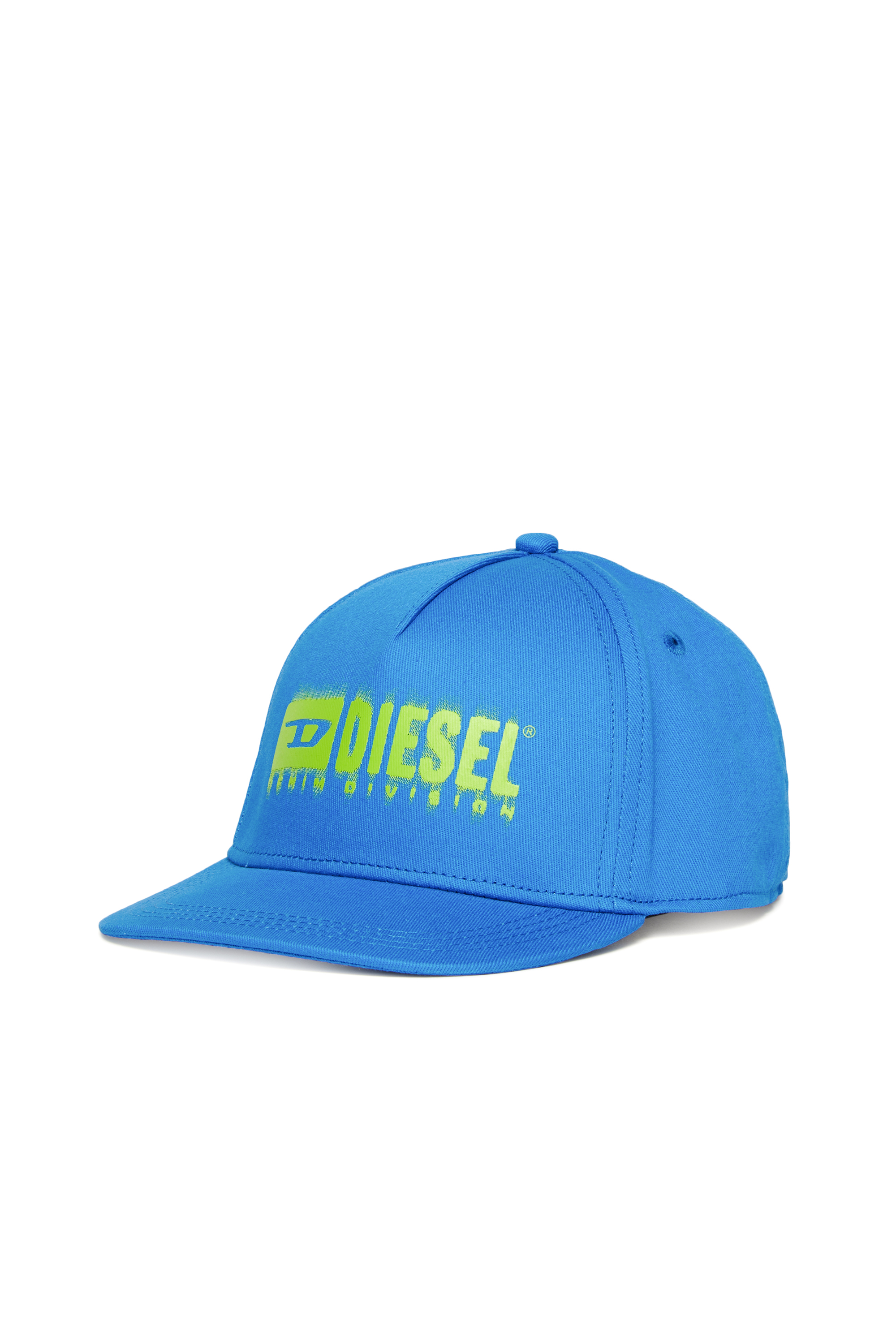 Diesel - FPRITTIL, Gorra de béisbol con logotipo manchado Unisex in Azul marino - 1