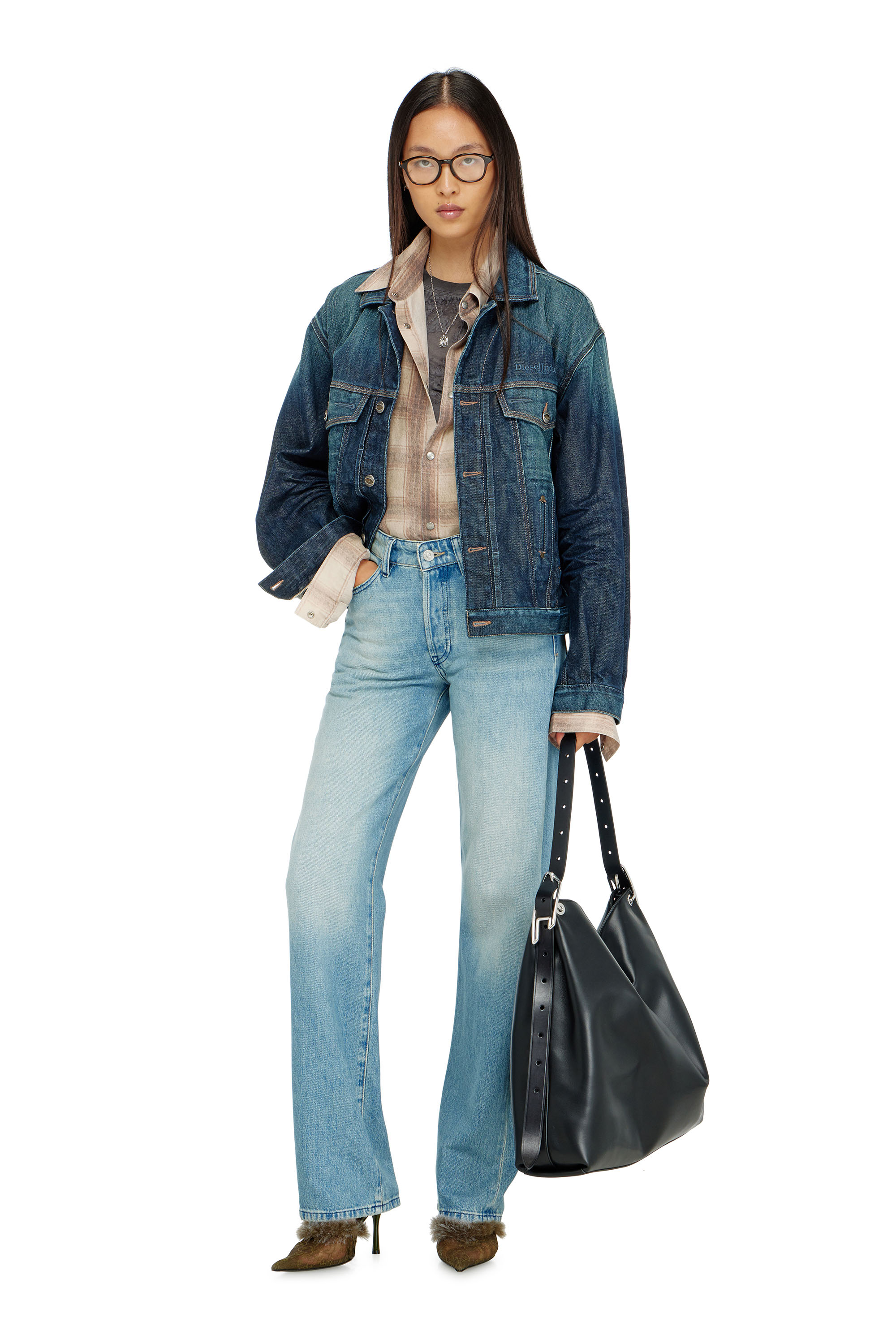 Diesel - Regular Jeans 1971 D-Sent 0BEBF Mujer, Azul Claro - 1