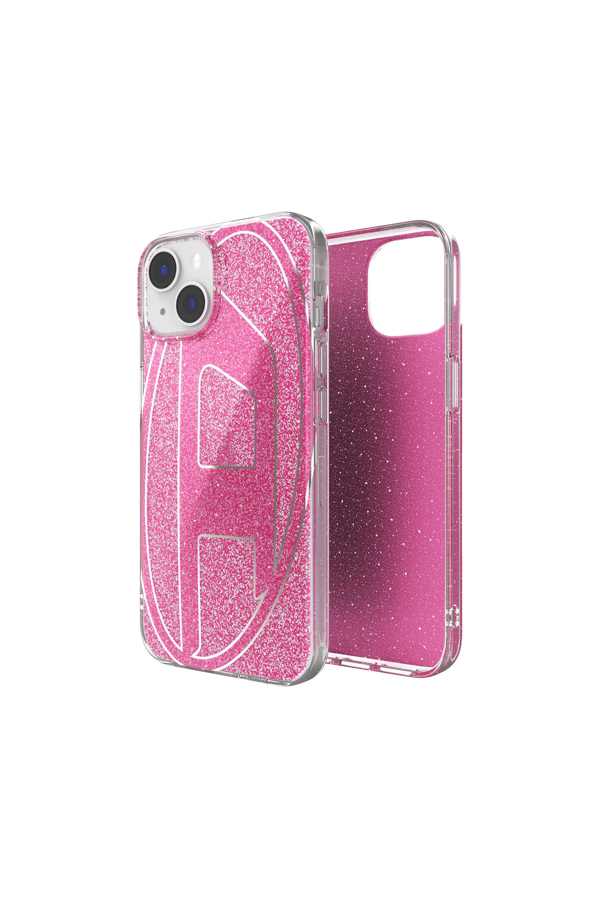 Diesel - 60034 AOP CASE, Funda glitter por iP 13/ 14 Unisex in Rosa - 1