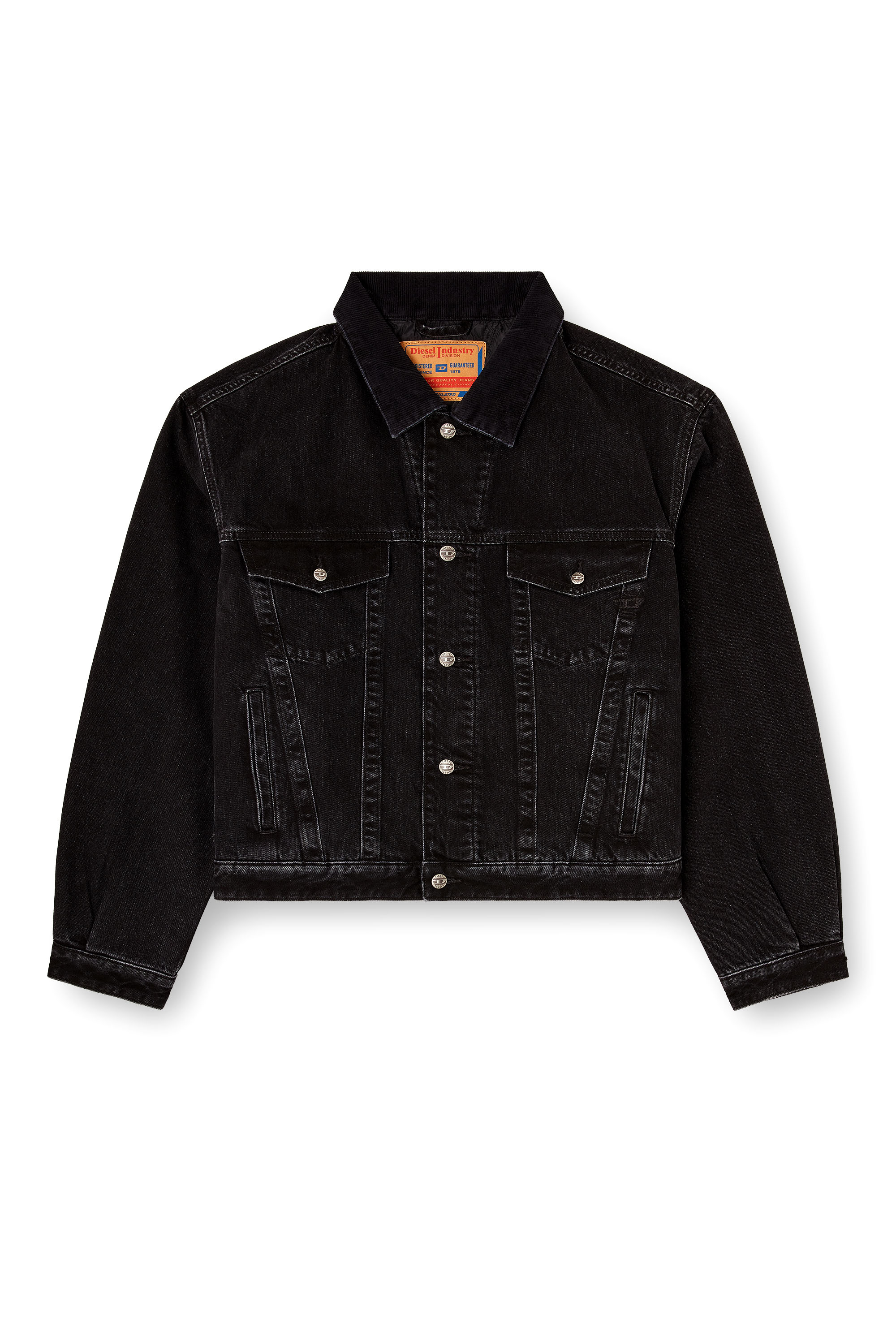 Diesel - D-RANGER-T, Cazadora trucker acolchada en denim Unisex in ToBeDefined - 3