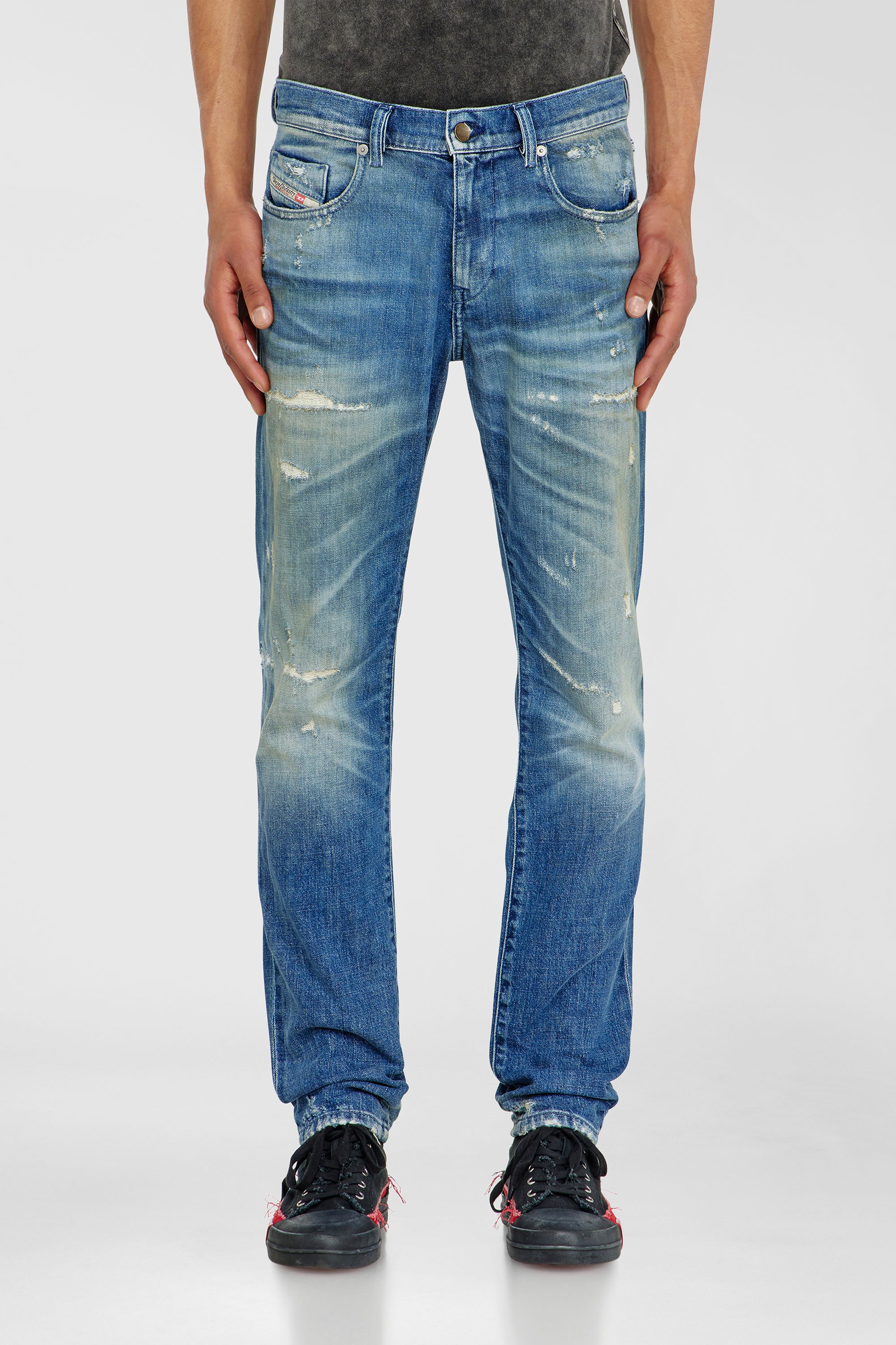 Diesel - Slim Jeans 2019 D-Strukt 007EN Hombre, Azul medio - 1