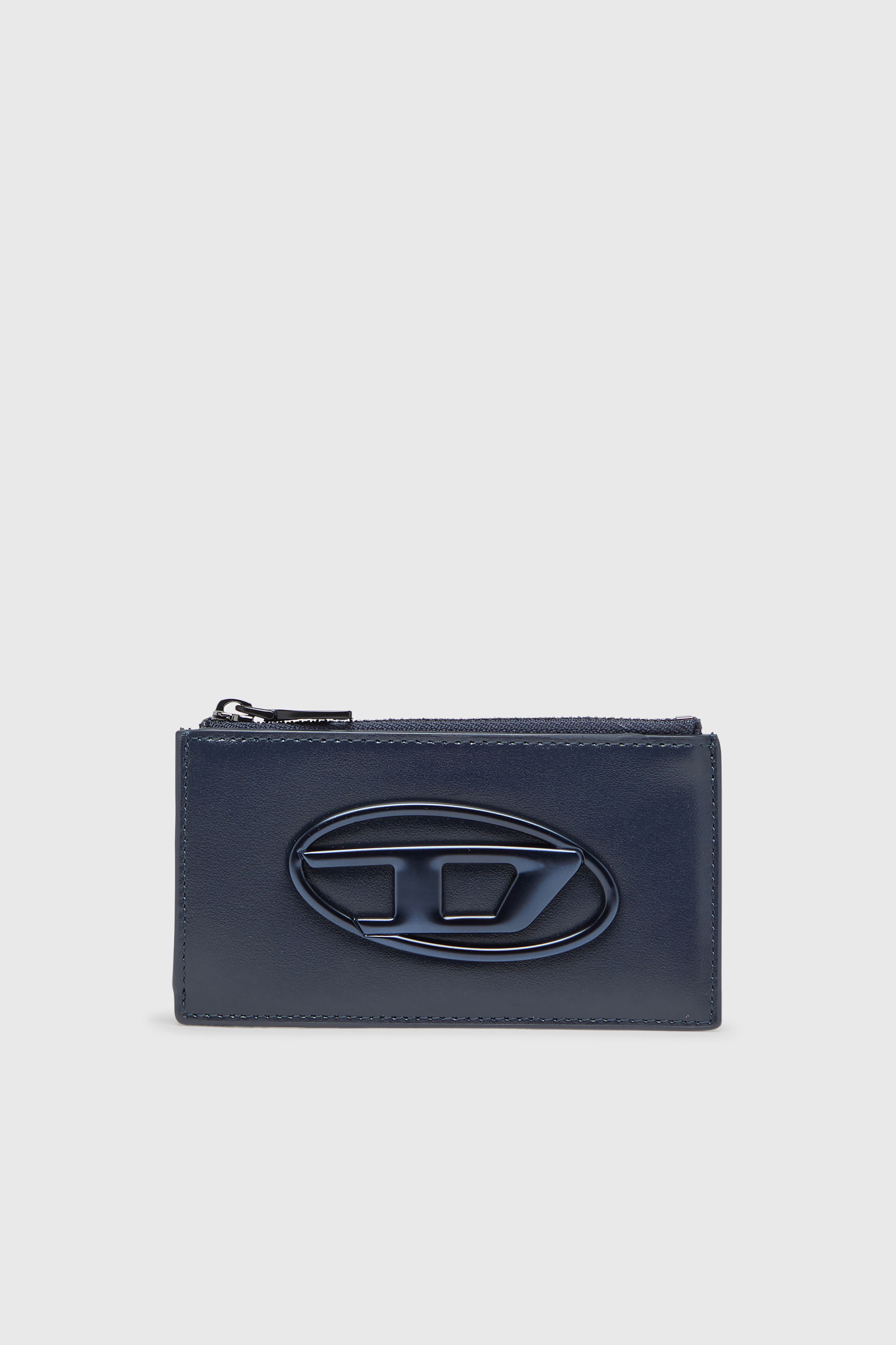 Diesel - HOLI-D CARD HOLDER III, Tarjetero de cuero Hombre in Azul marino - 1