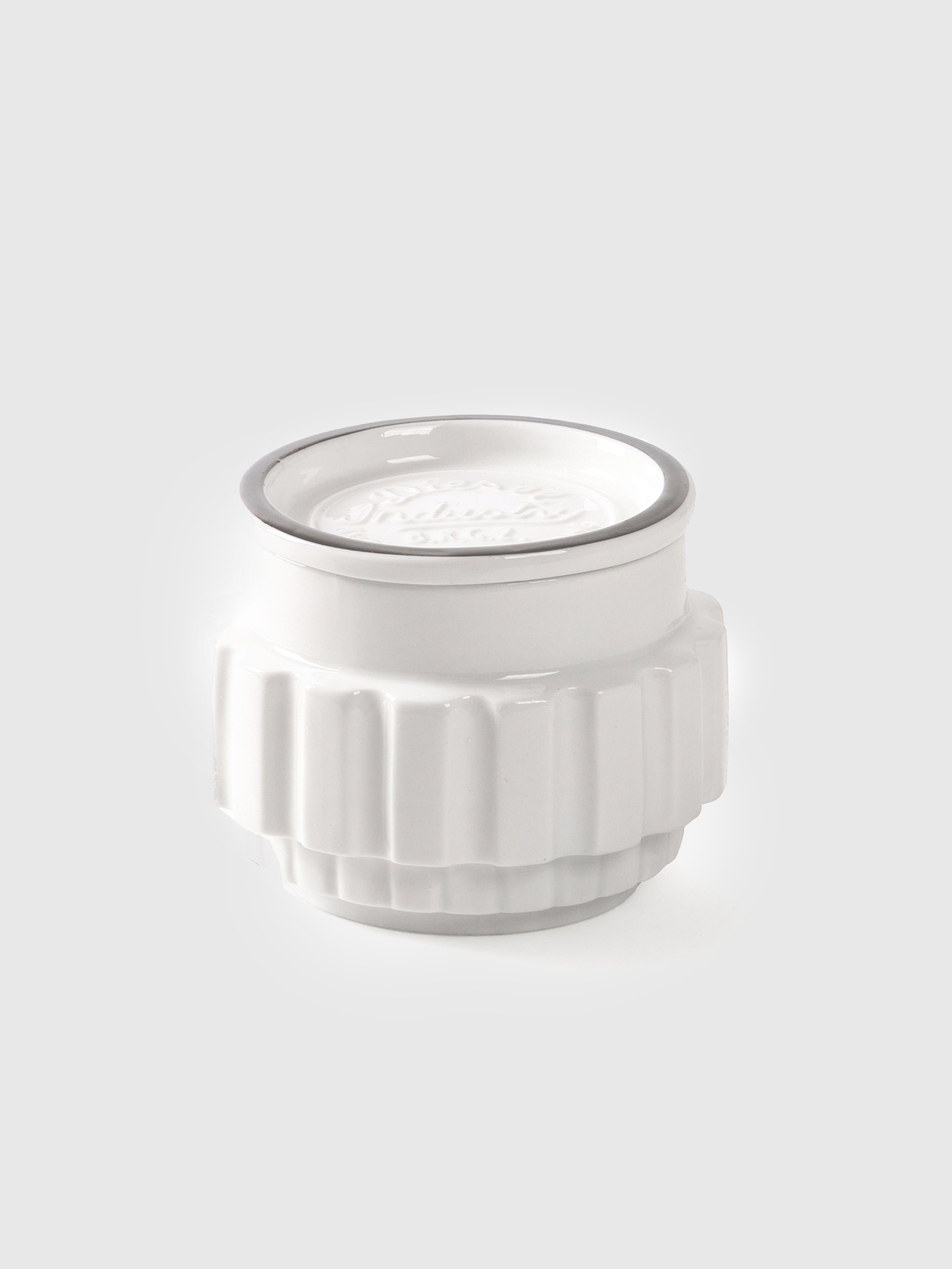 Diesel - 10904 SIL MACHINE, Unisex's Small porcelain jar in White - 3