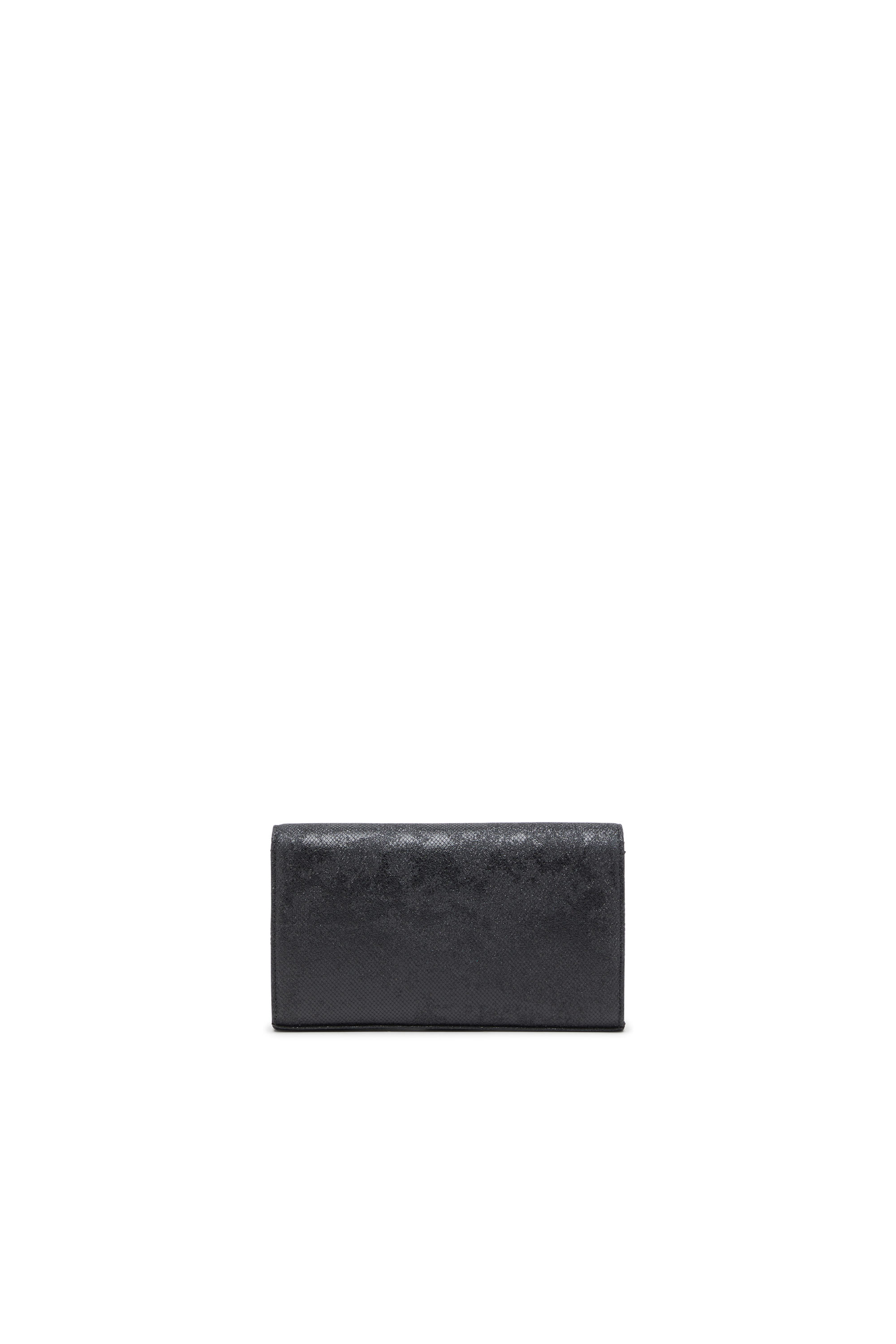 Diesel - 1DR WALLET STRAP, Monedero de lurex de camuflaje brillante Mujer in Negro - 2