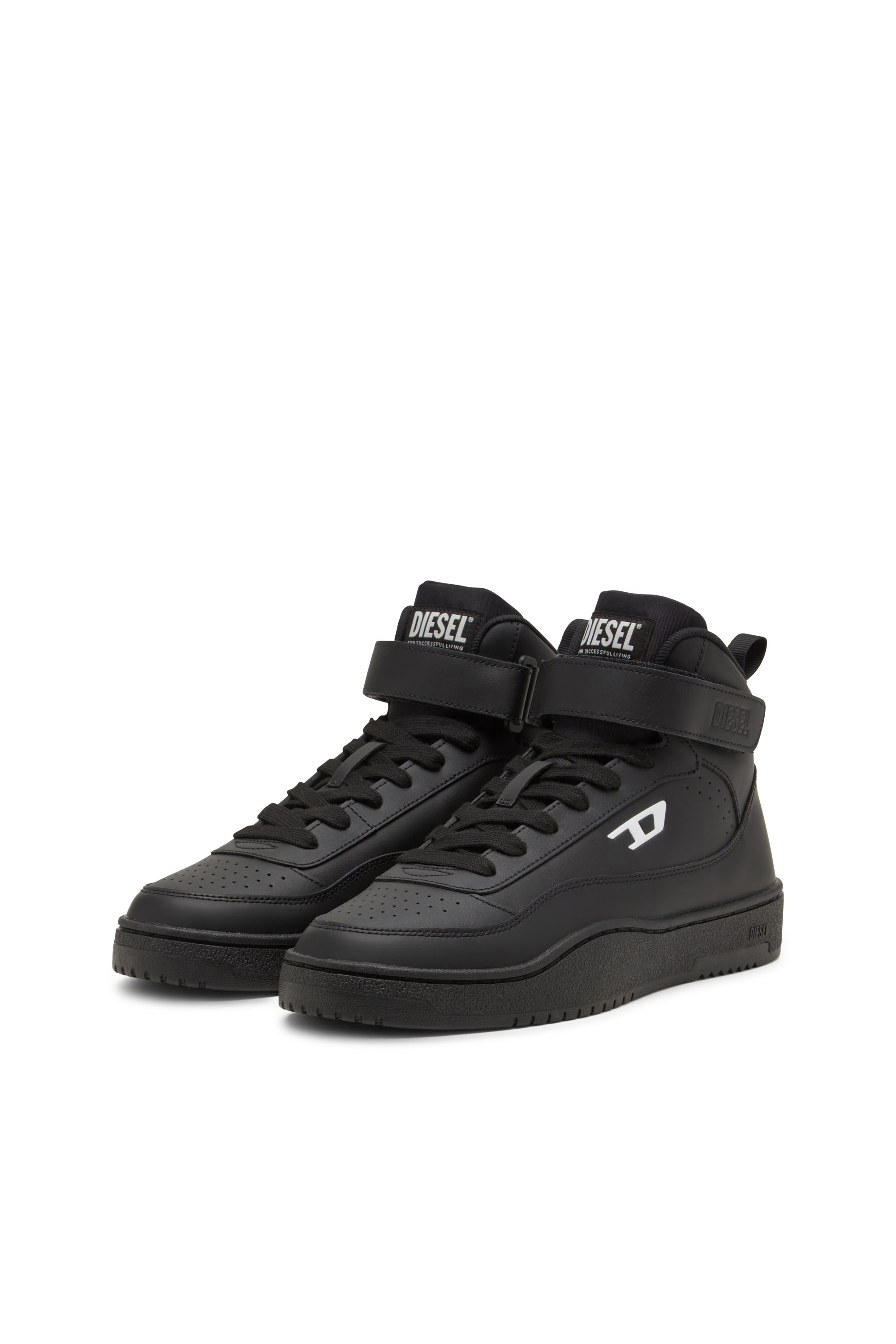 Diesel - S-TRACKER-D MID, Deportivas medias Hombre in Negro - 8