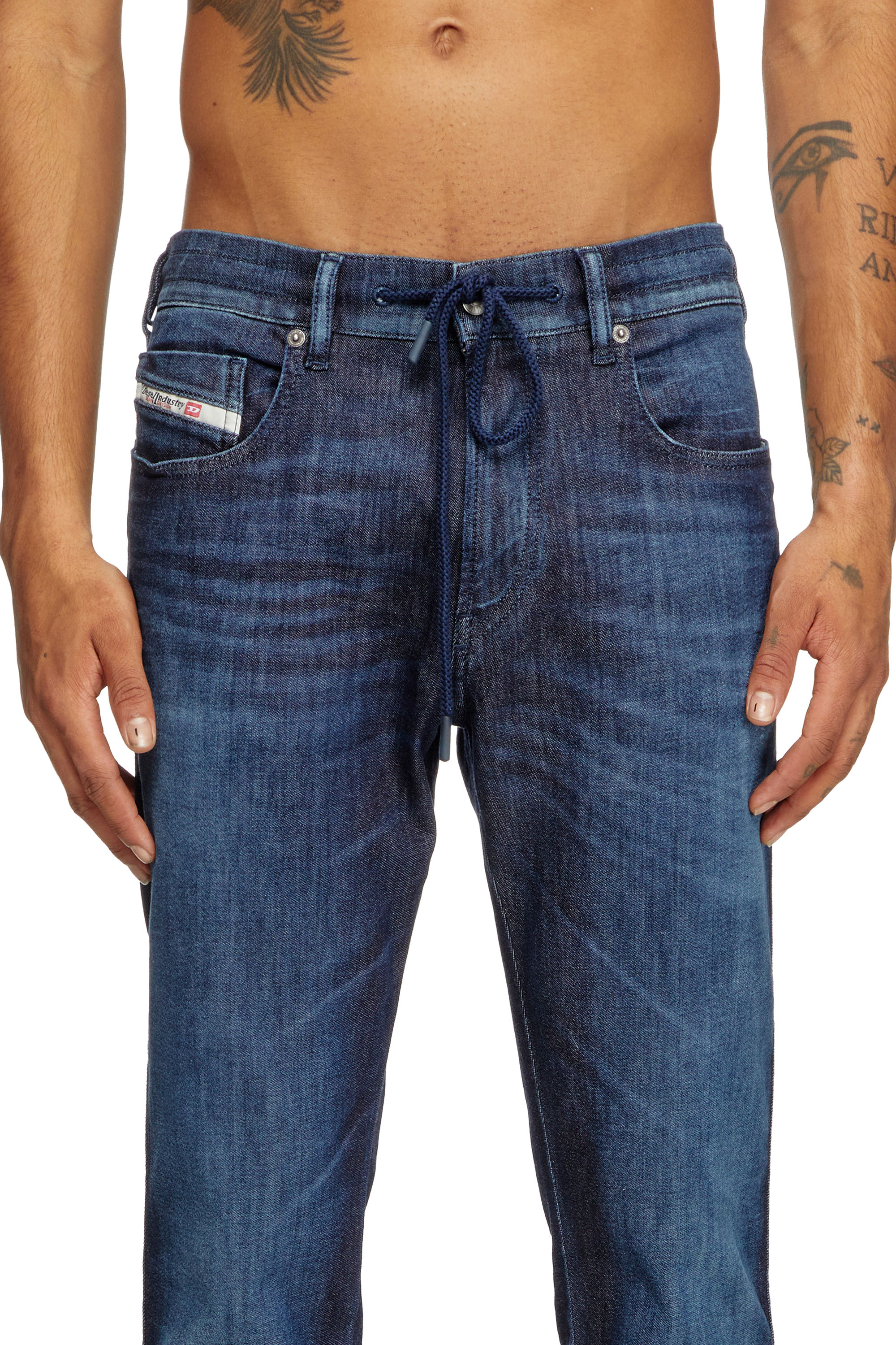 Diesel - Slim 2060 D-Strukt Joggjeans® 09L11 Hombre, Azul Oscuro - 5