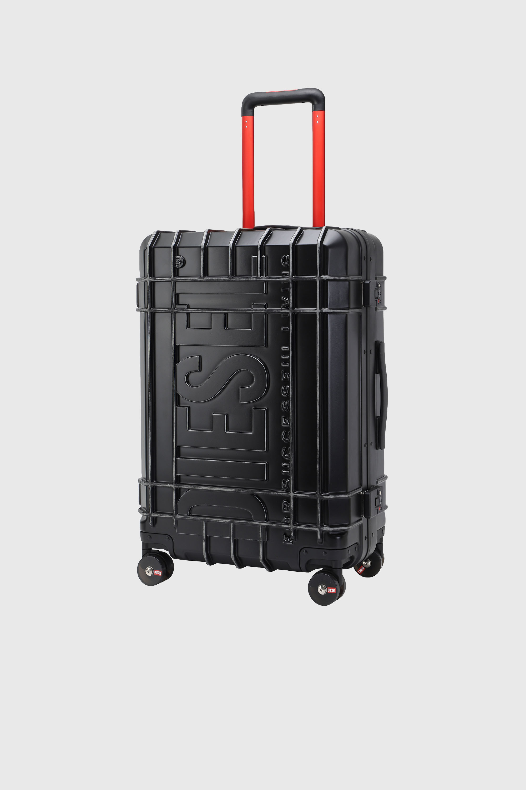 Diesel - DIESEL PC STRONG IMAGE TROLLEY- DSL003, Unisex's Rugged suitcase size M in Black - 5