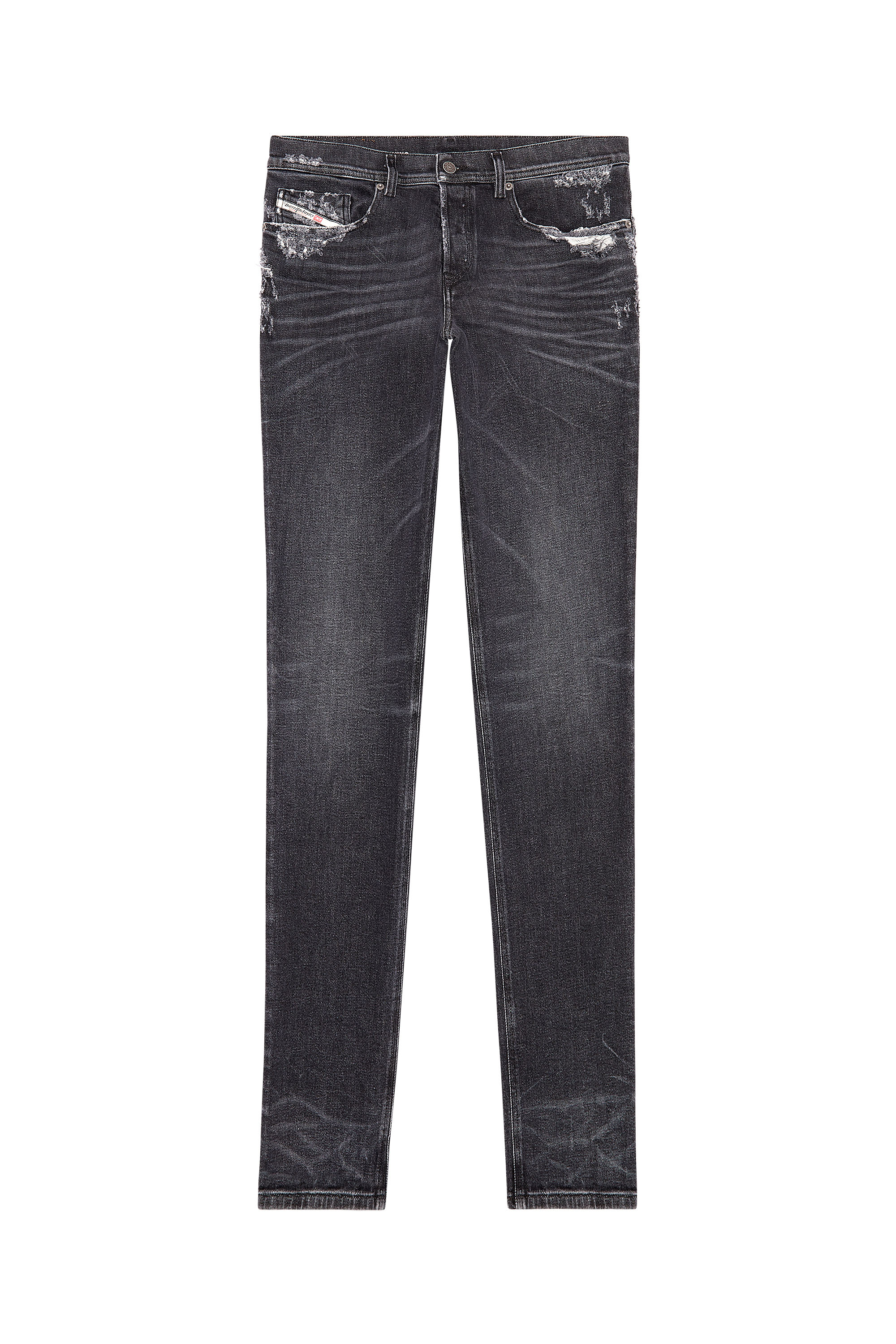 Diesel - Tapered Jeans 2023 D-Finitive 09G23, Negro/Gris oscuro - Image 5