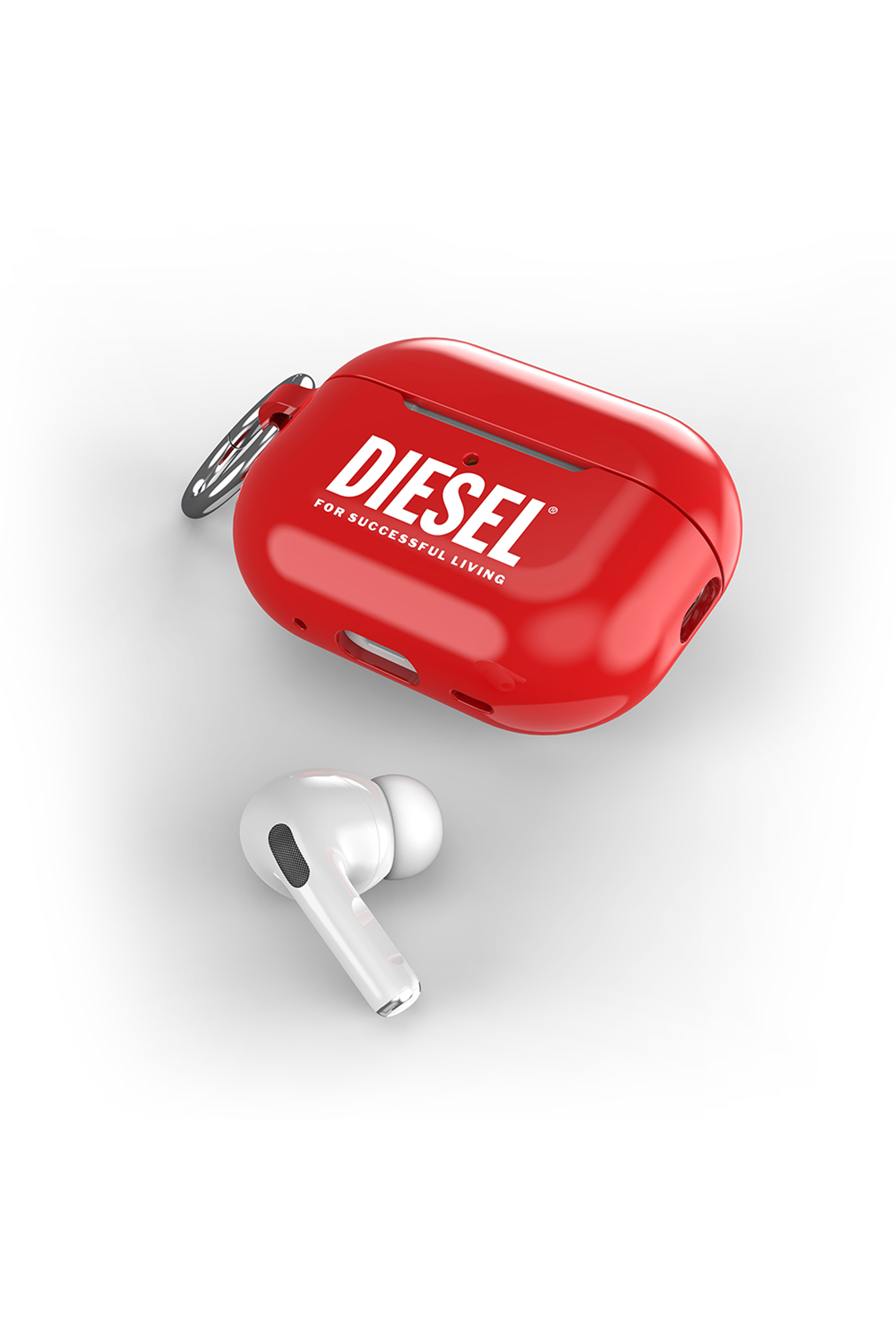 Diesel - 60066 AOP CASE, Funda por Airpods Pro/Pro 2 Unisex in Rojo - 4