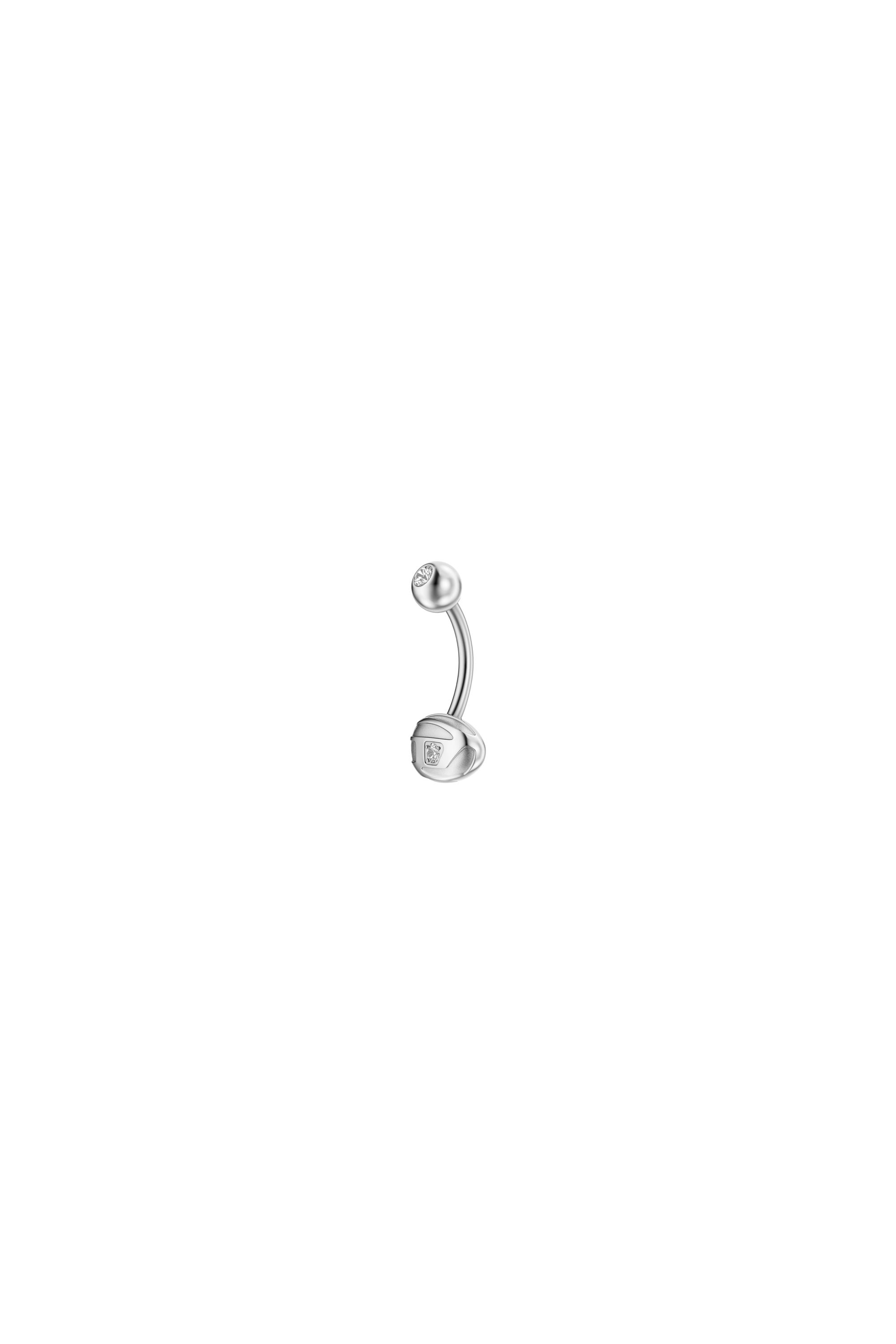 Diesel - DX1698040 JEWELLERY, Joyer&iacute;a para ombligo de acero inoxidable Unisex in Plateado - 2