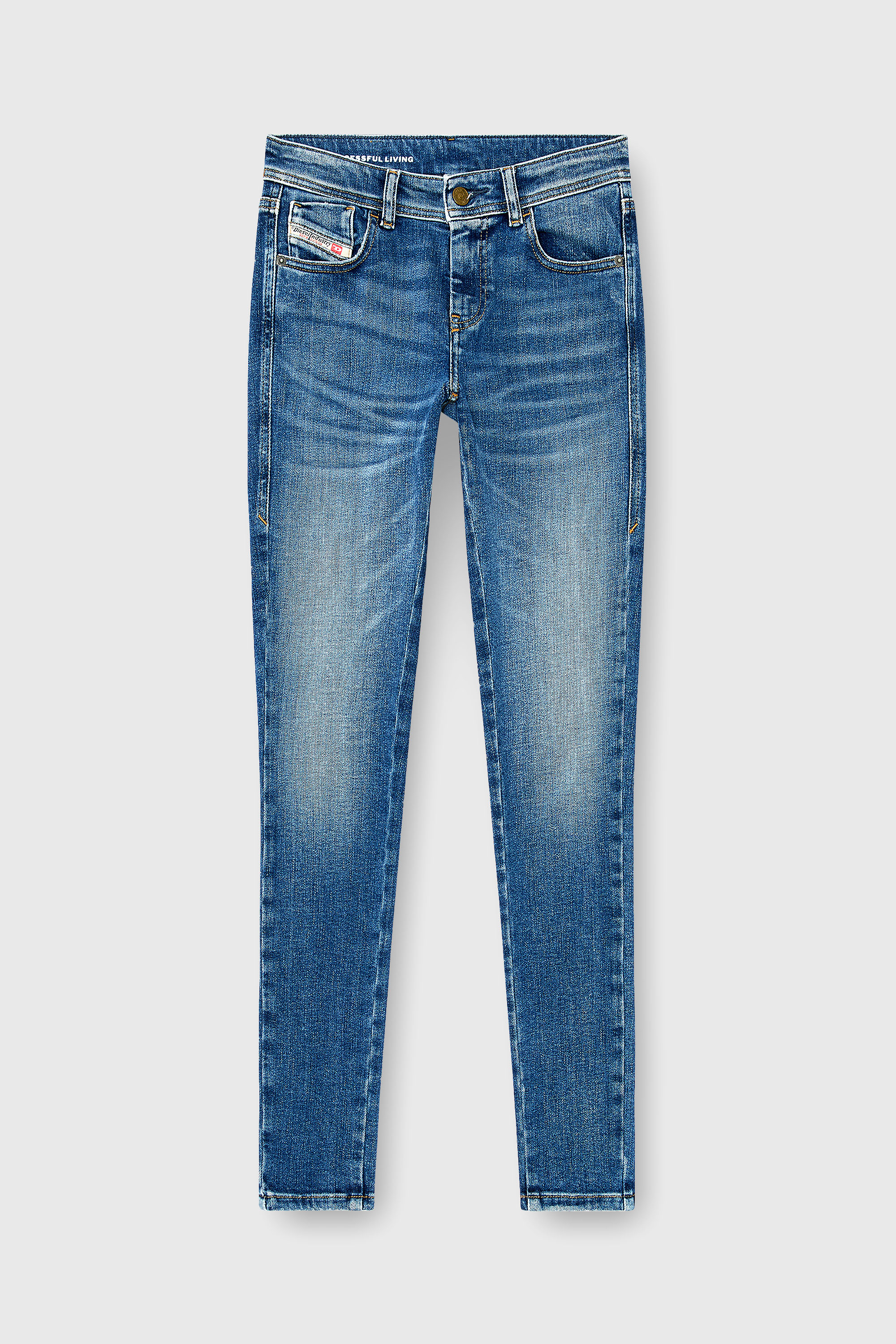 Diesel - Skinny Jeans 2017 Slandy 09P71 Mujer, Azul medio - 6