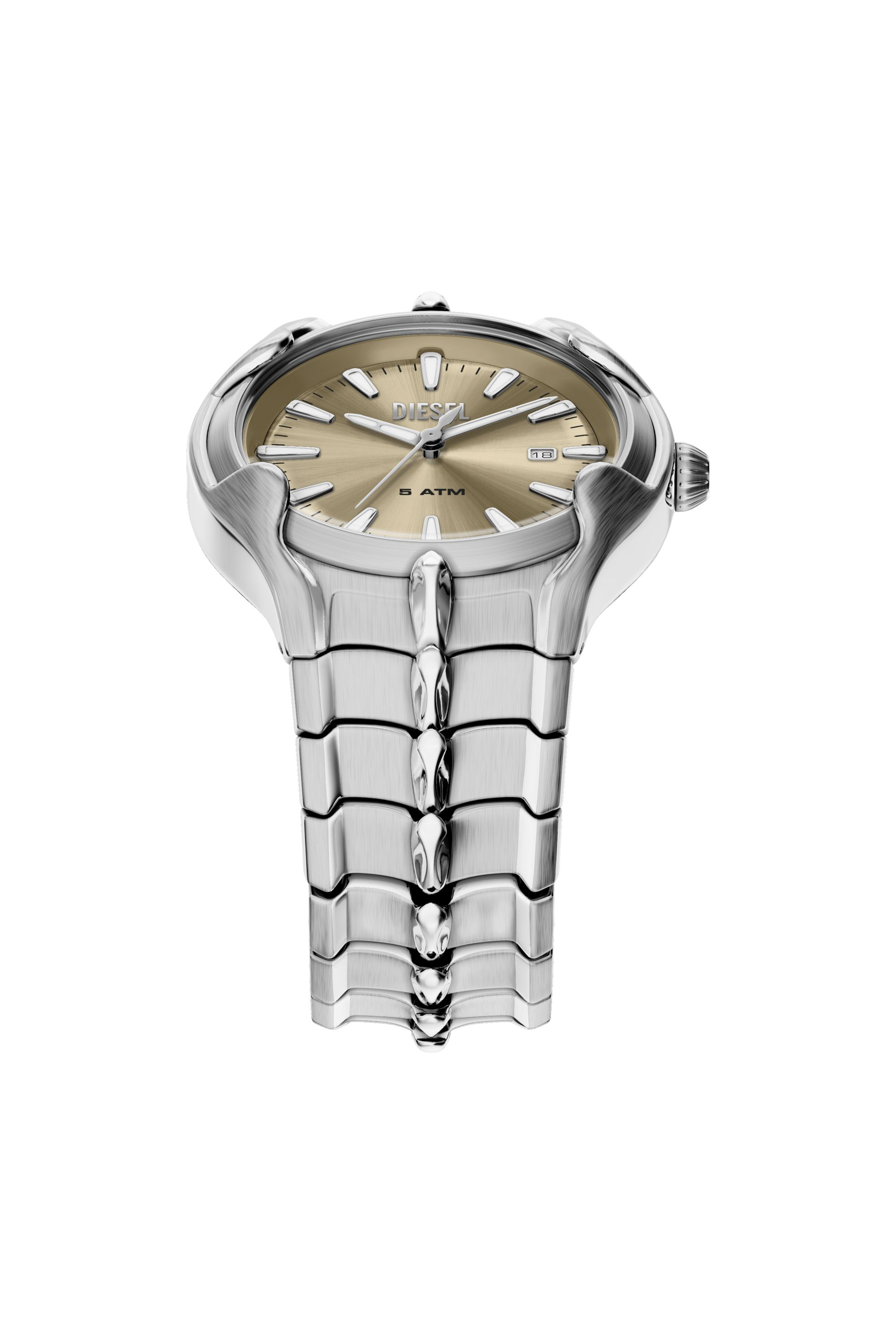 Diesel - DZ2234 WATCH, Reloj Vert de acero inoxidable Hombre in Plateado - 4