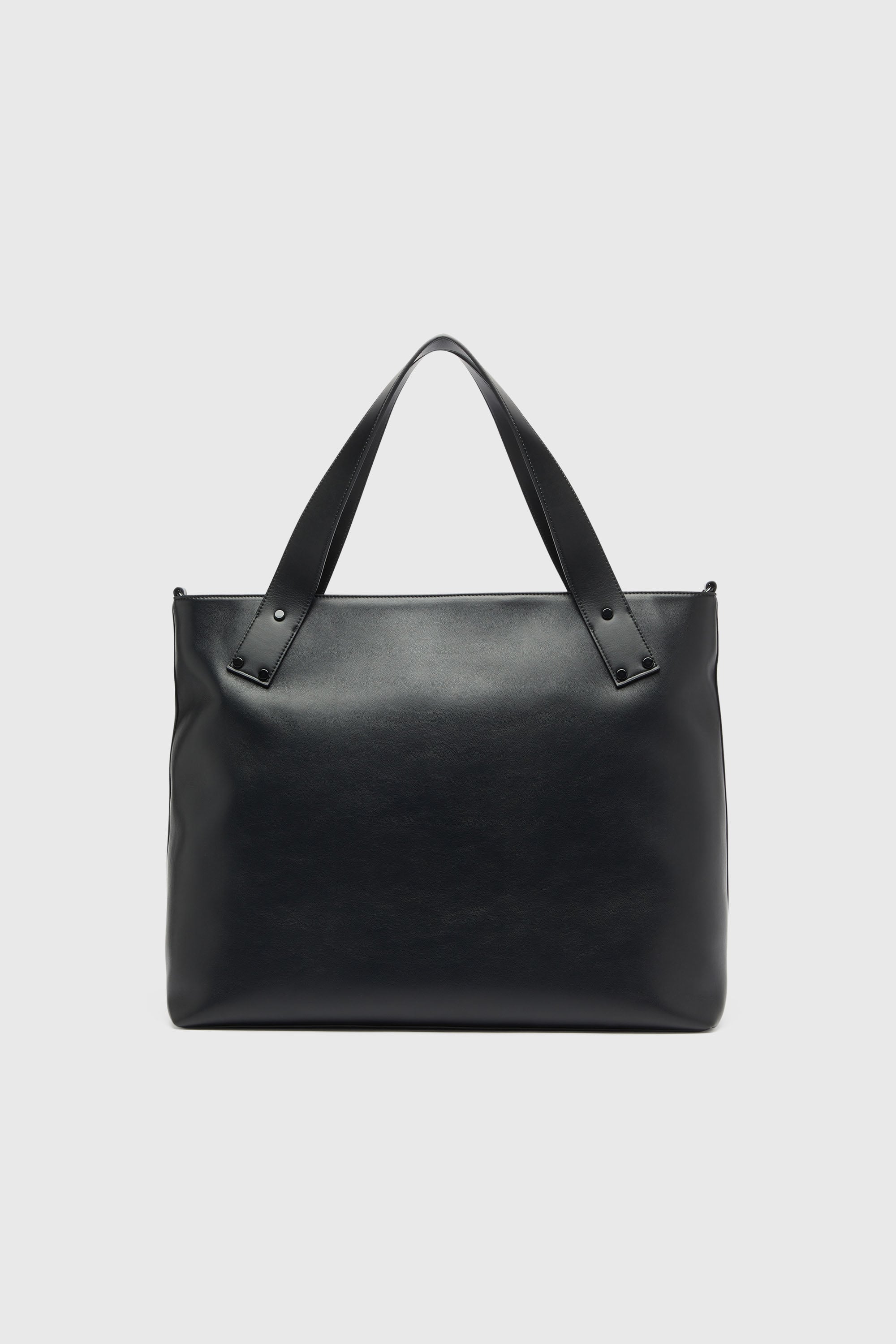 Diesel - RIVET-D TOTE E\W, Rivet-D -  Bolso shopping con cremallera y bolsillo con solapa Hombre in Negro - 2