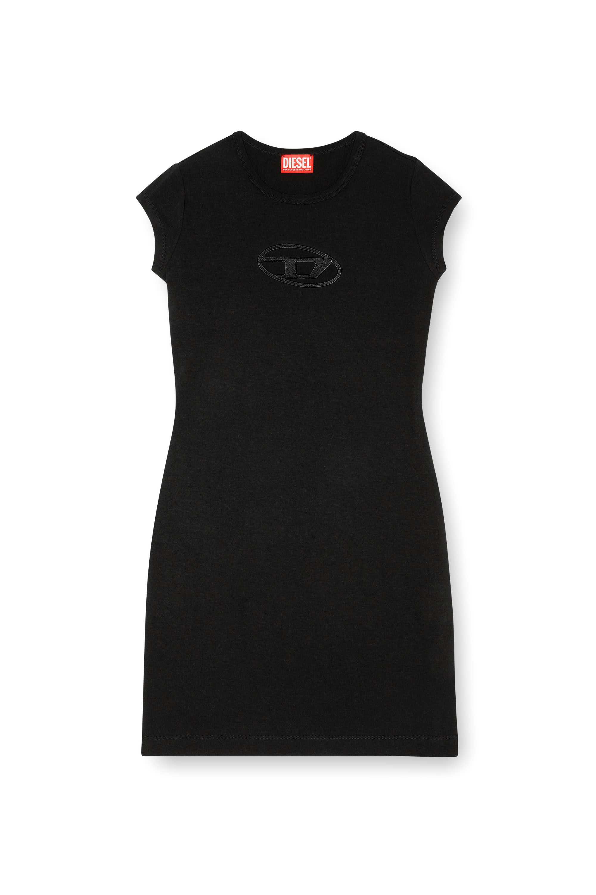 Diesel - D-ANGIEL, Mujer Vestido corto in Negro - Image 1