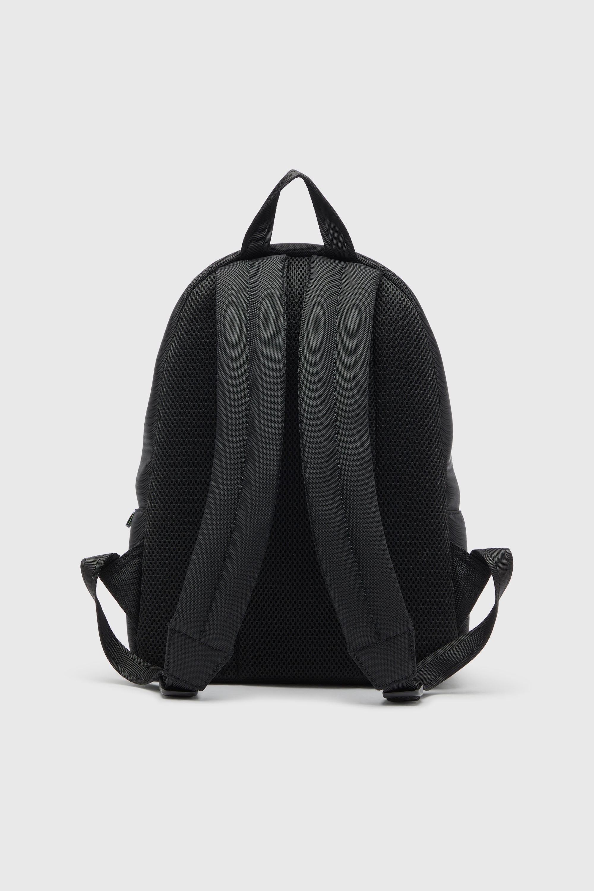 Diesel - HOLI-D BACKPACK M, Holi-D - Mochila de nylon con logo Oval D Unisex in Negro - 2