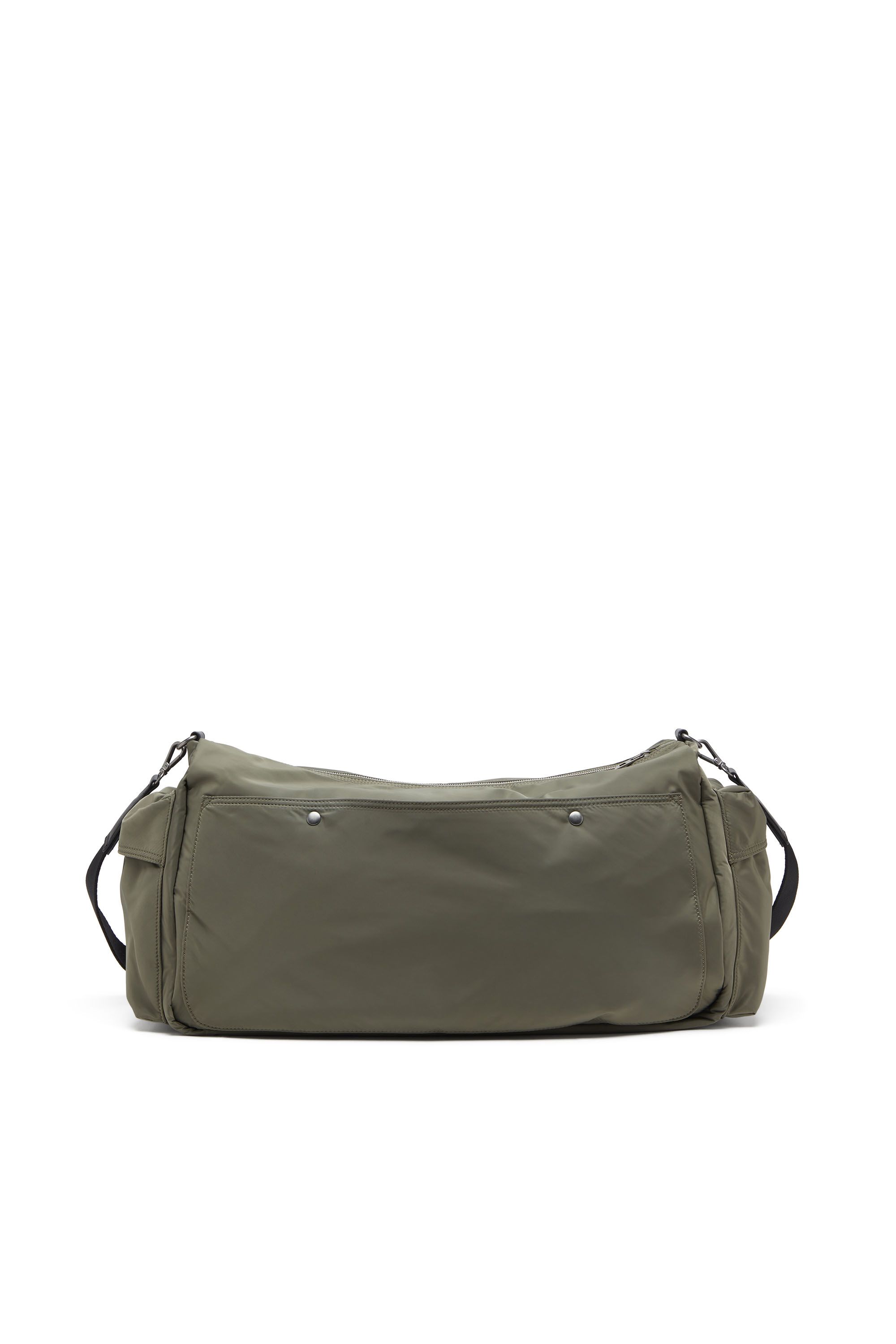 Diesel - MULTI-PKTS DUFFLE X, Multi-Pkts-Bolso de lona multibolsillo en tejido recubierto utility Unisex in Verde - 2