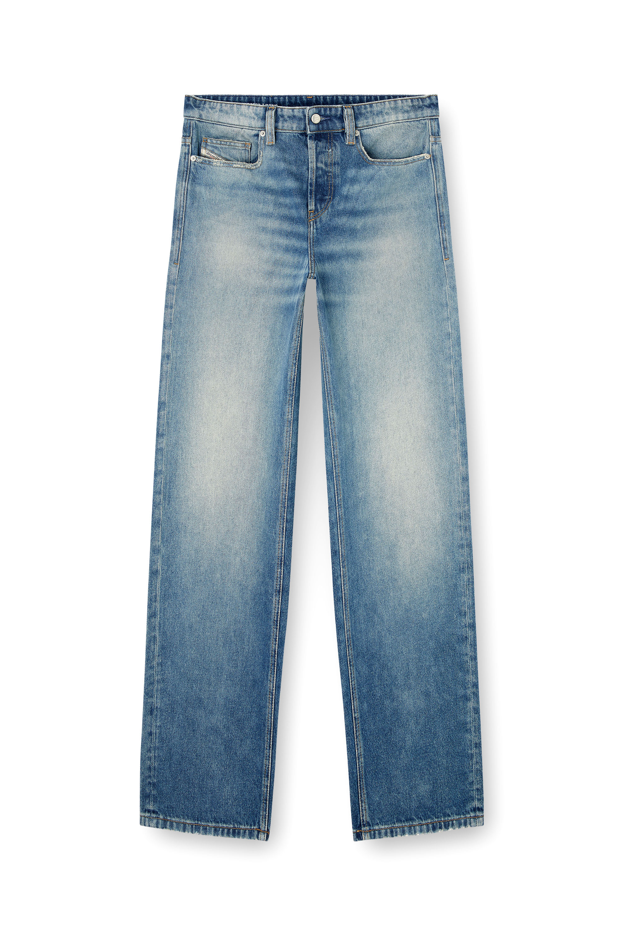 Diesel - Relaxed Jeans 2001 D-Macro 0DBEB Hombre, Azul medio - 3